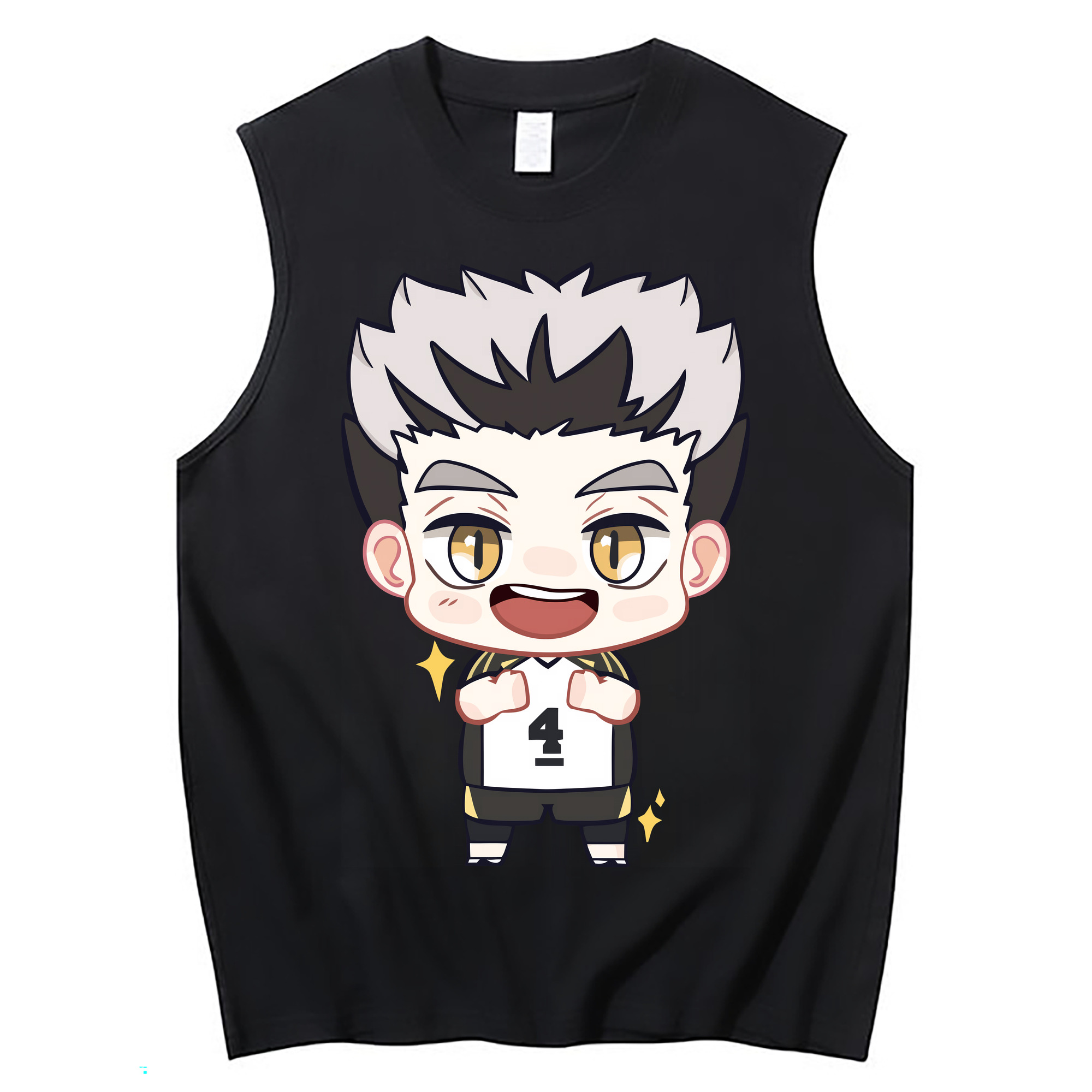 （画像用） ハイキュー!! Haikyu!! コットン100％タンクトップ（フロントプリント）