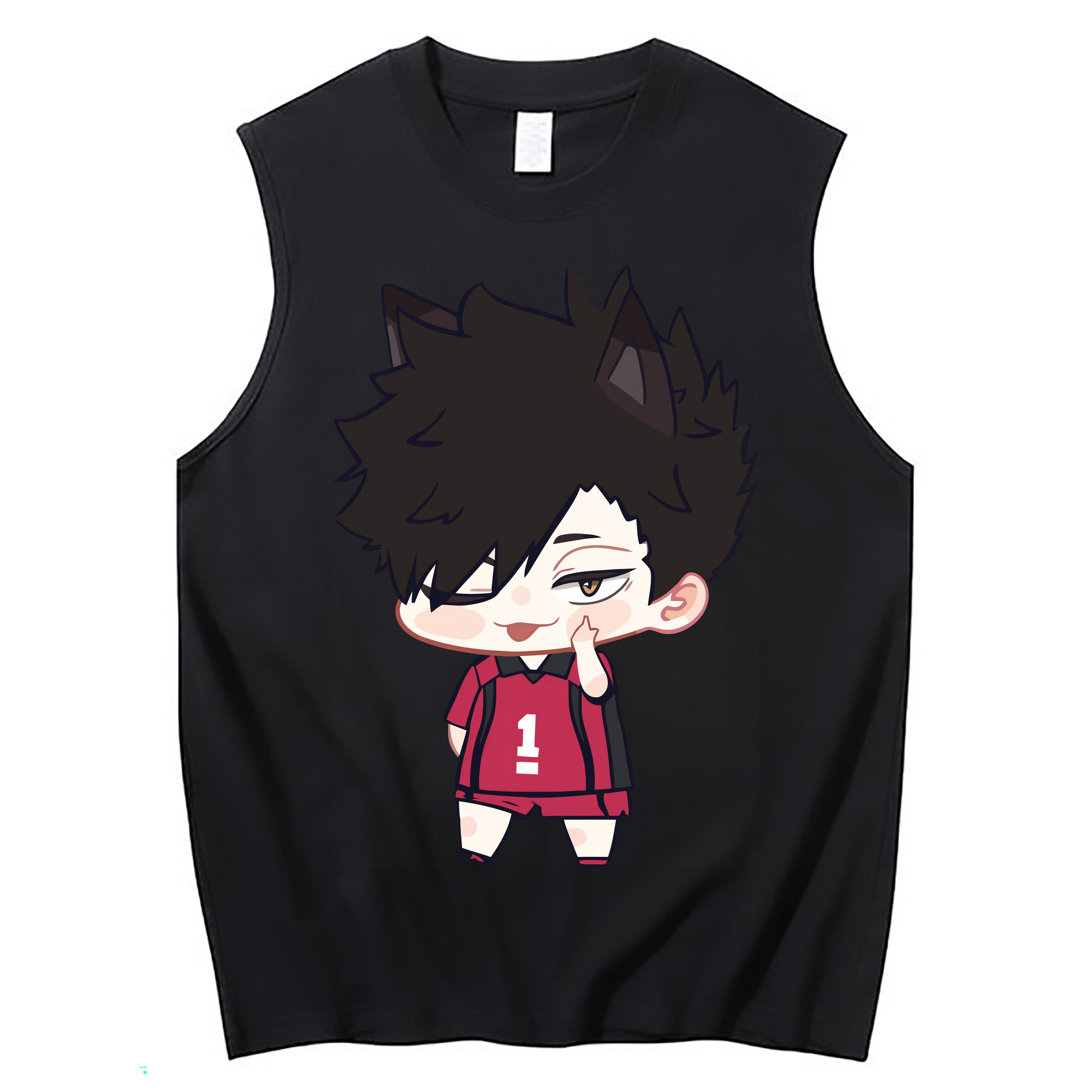 （画像用） ハイキュー!! Haikyu!! コットン100％タンクトップ（フロントプリント）