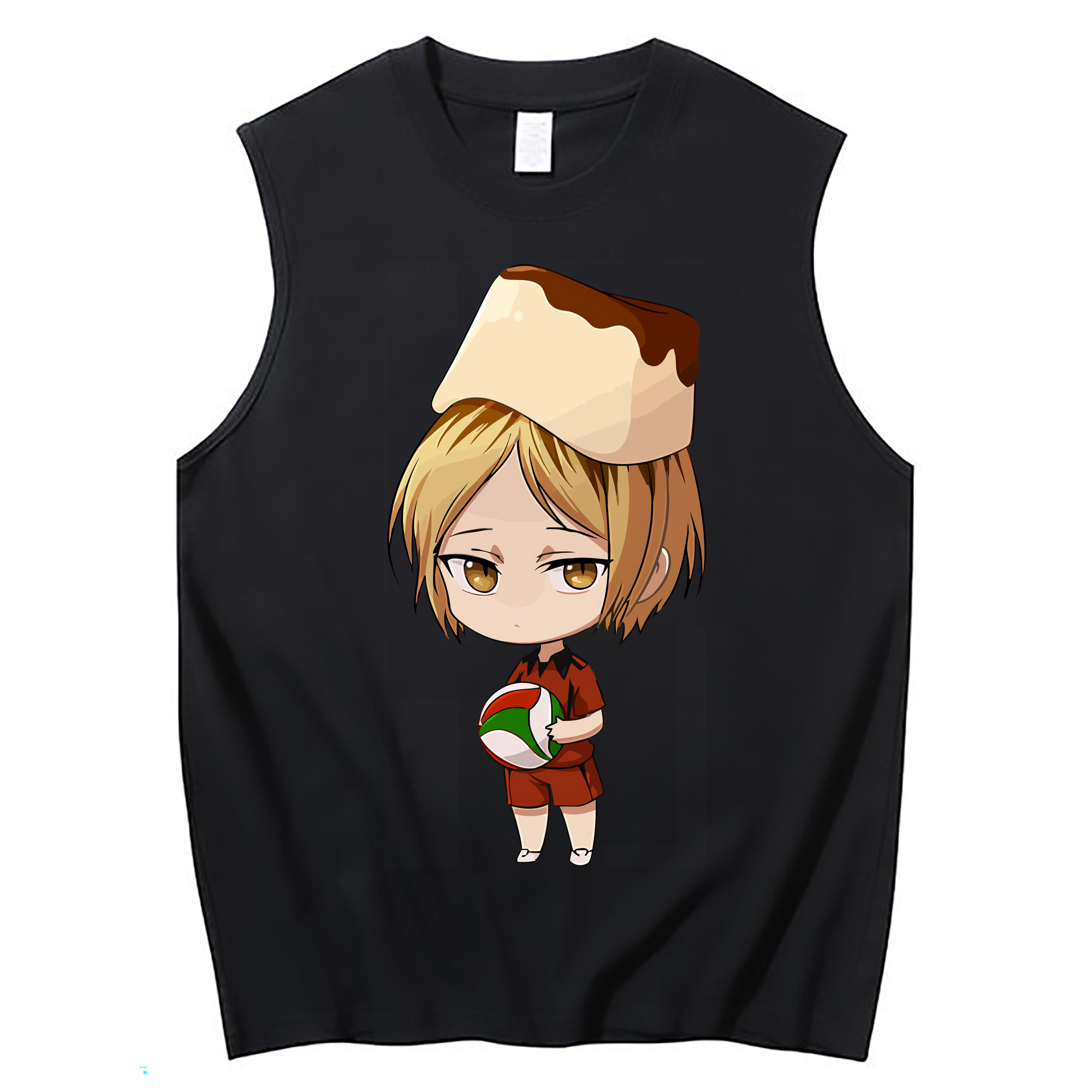 （画像用） ハイキュー!! Haikyu!! コットン100％タンクトップ（フロントプリント）