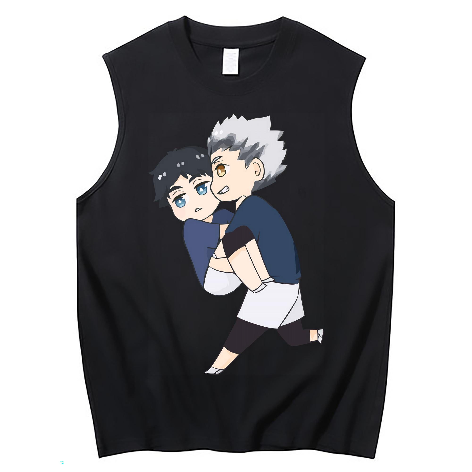 （画像用） ハイキュー!! Haikyu!! コットン100％タンクトップ（フロントプリント）