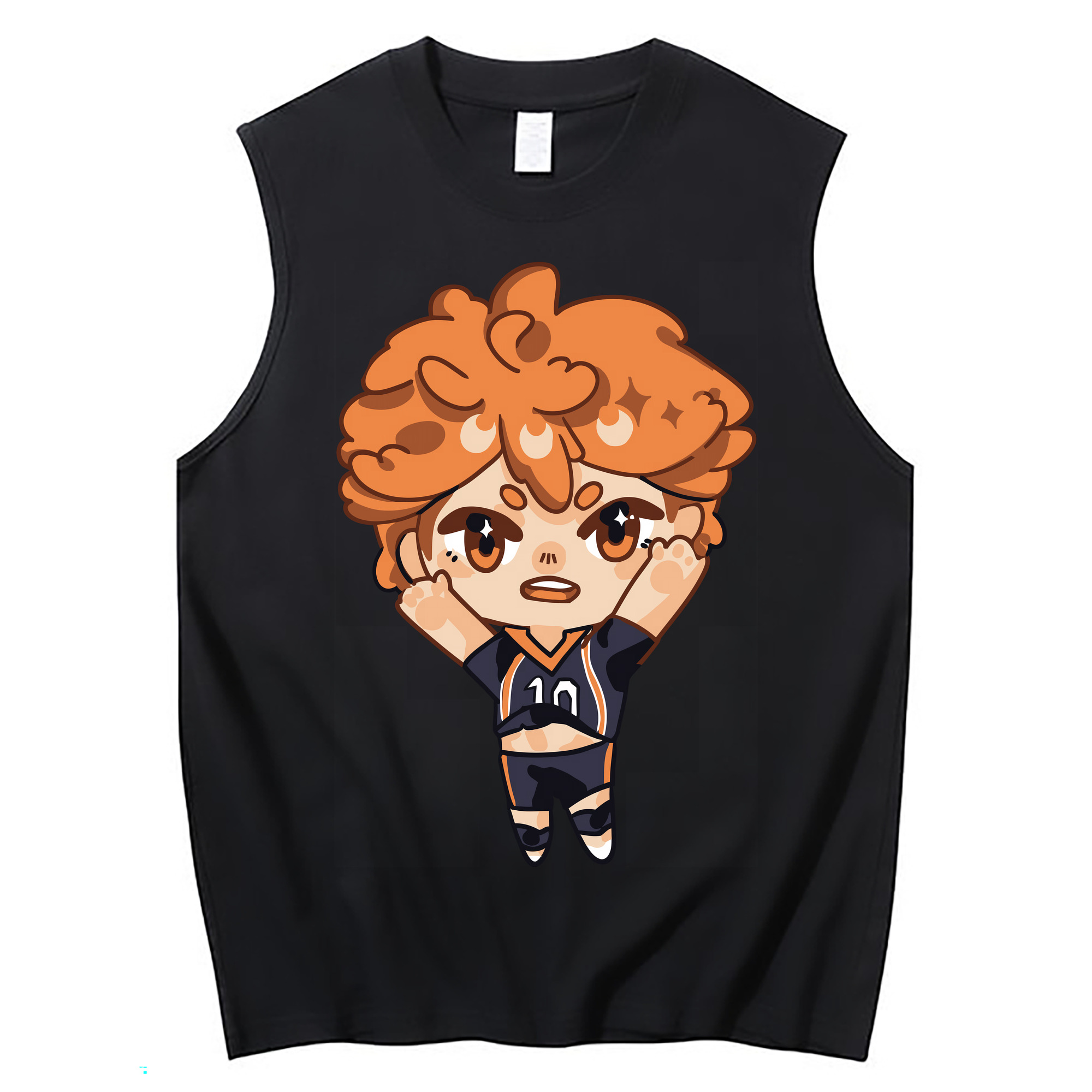 （画像用） ハイキュー!! Haikyu!! コットン100％タンクトップ（フロントプリント）