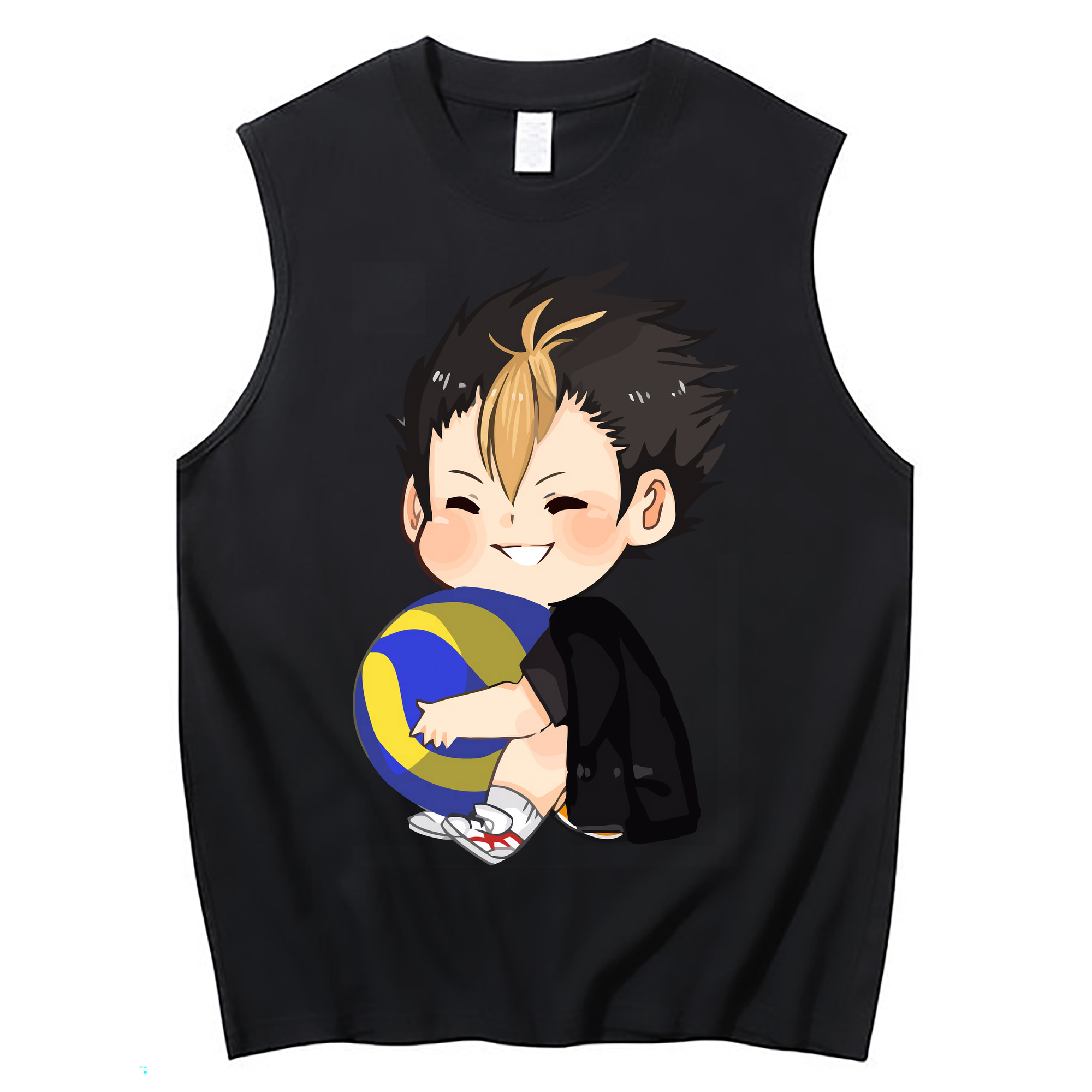 （画像用） ハイキュー!! Haikyu!! コットン100％タンクトップ（フロントプリント）