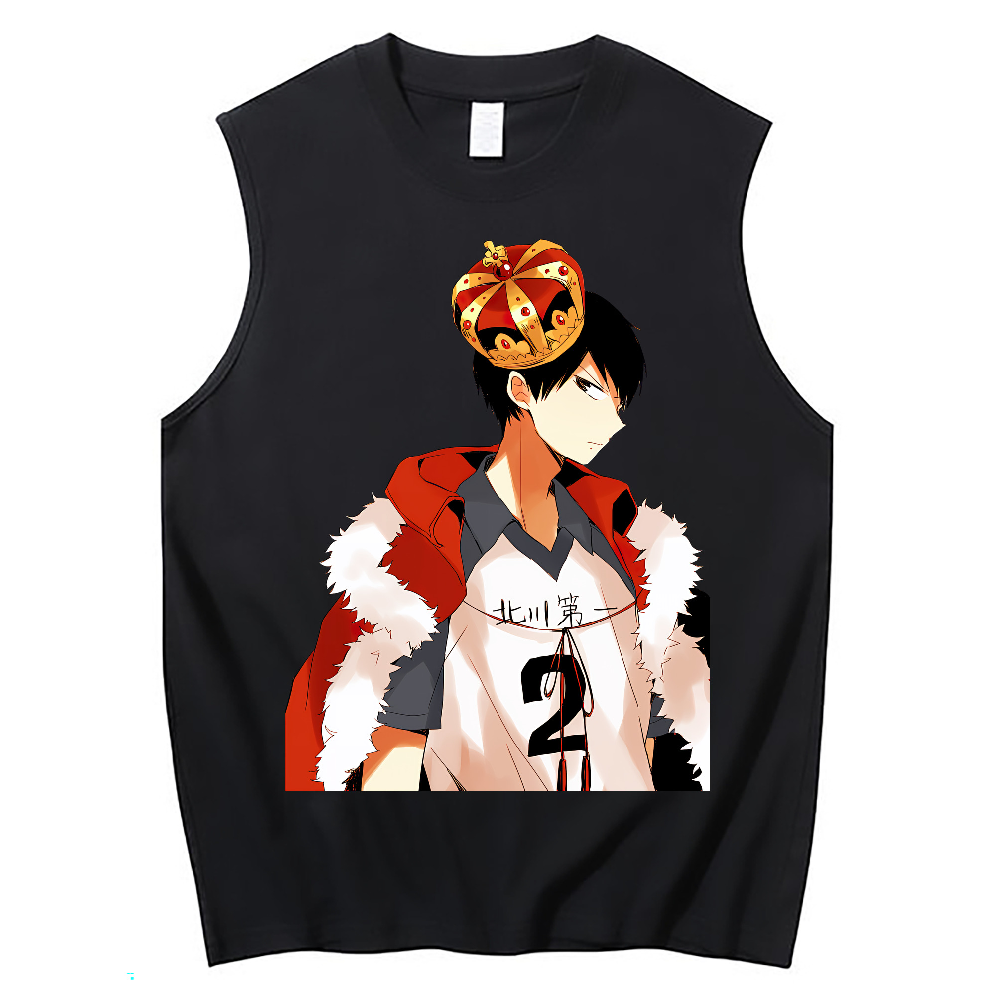 （画像用） ハイキュー!! Haikyu!! コットン100％タンクトップ（フロントプリント）