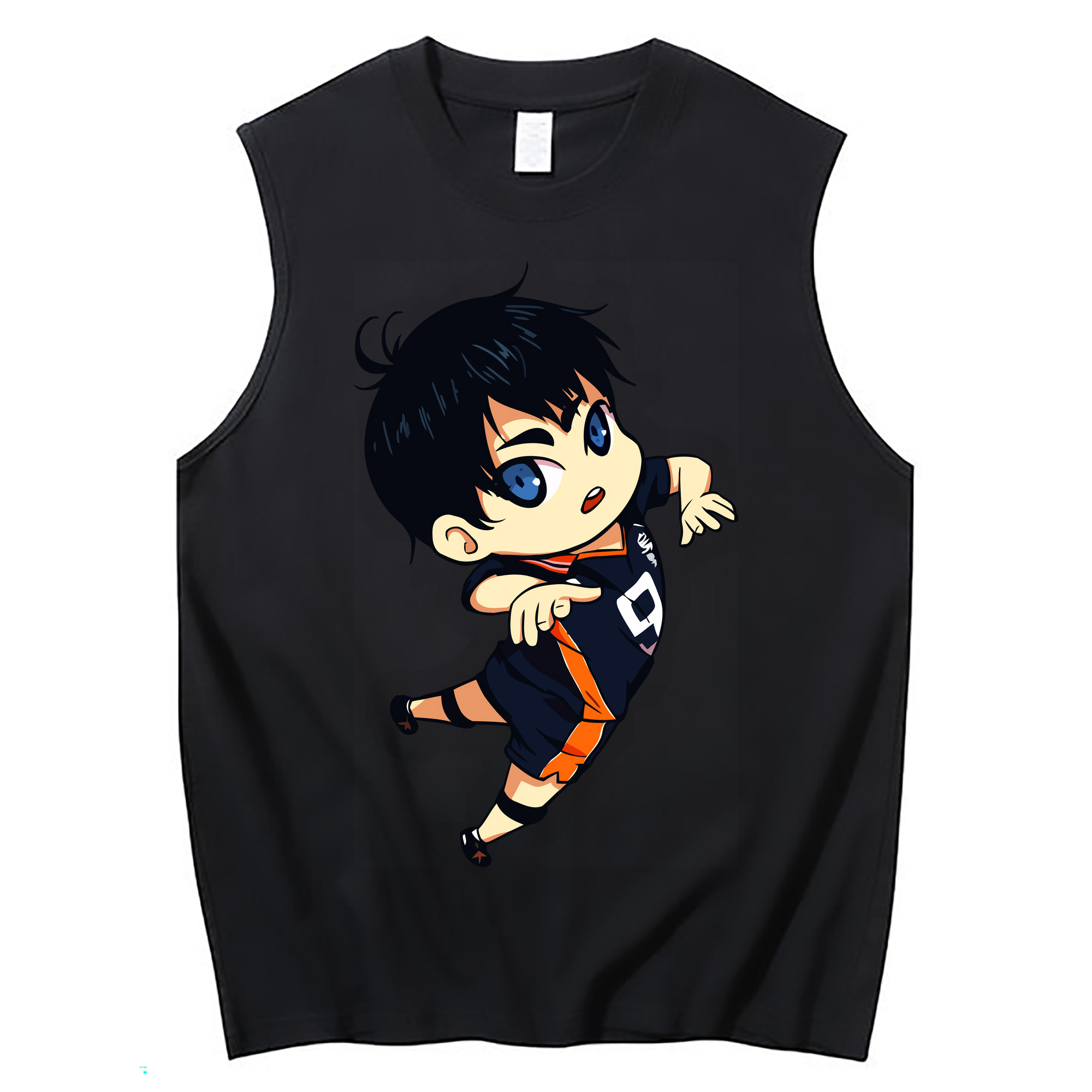 （画像用） ハイキュー!! Haikyu!! コットン100％タンクトップ（フロントプリント）