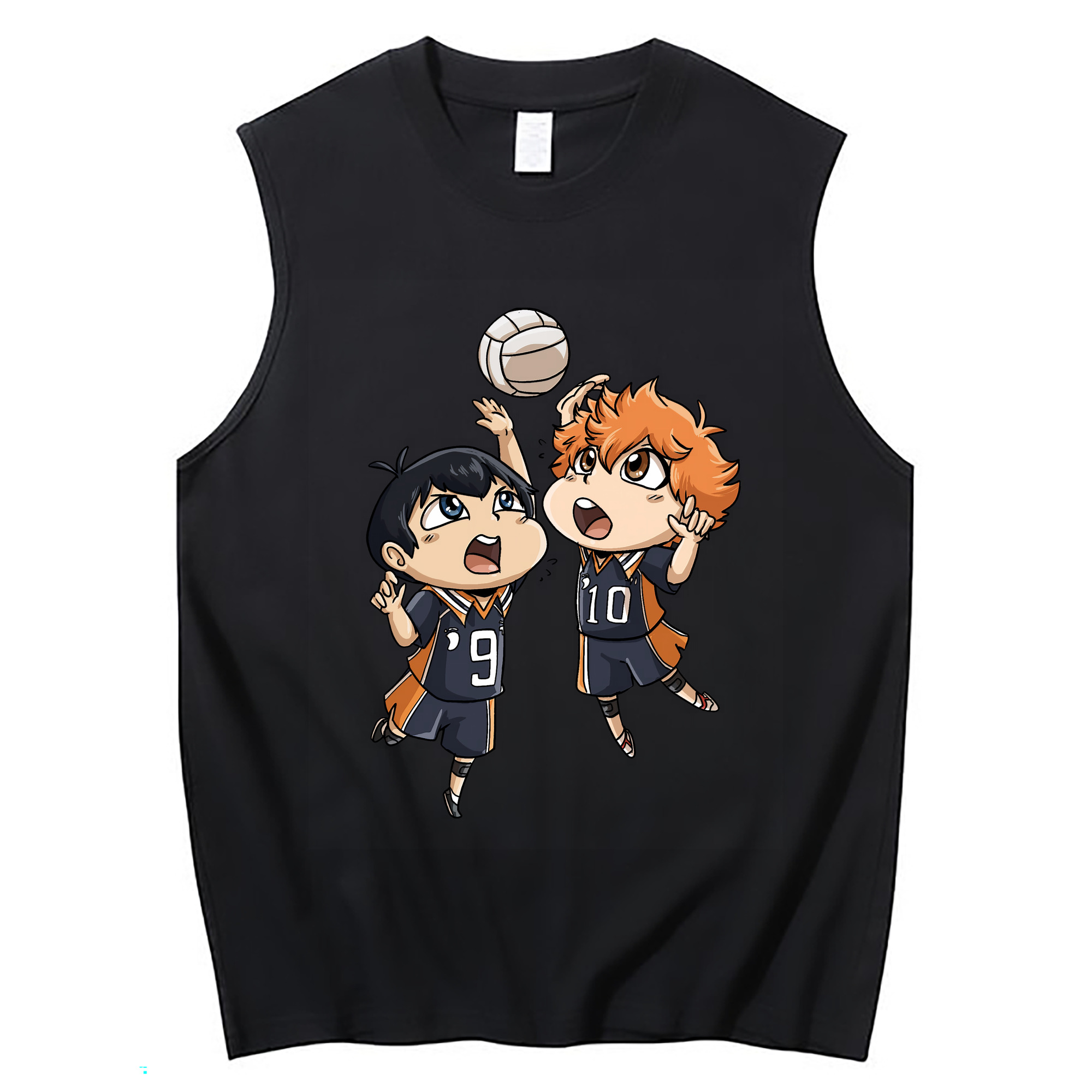 （画像用） ハイキュー!! Haikyu!! コットン100％タンクトップ（フロントプリント）