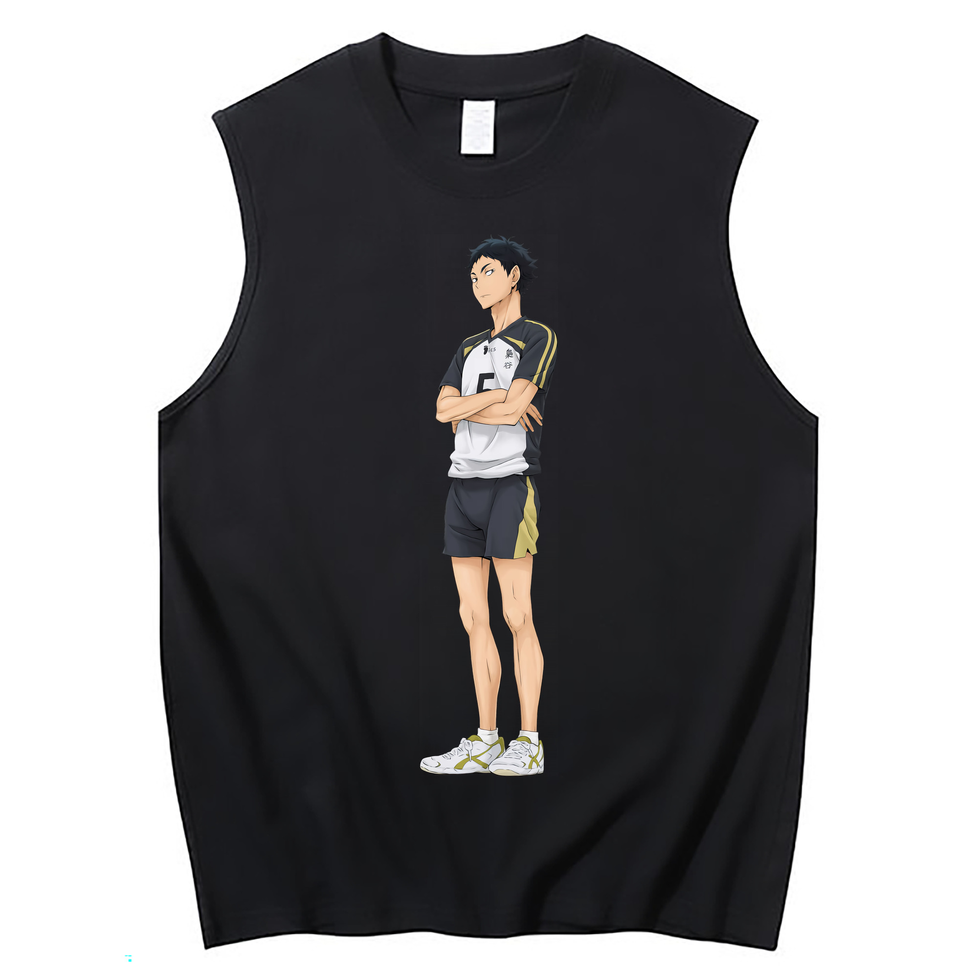 （画像用） ハイキュー!! Haikyu!! コットン100％タンクトップ（フロントプリント）