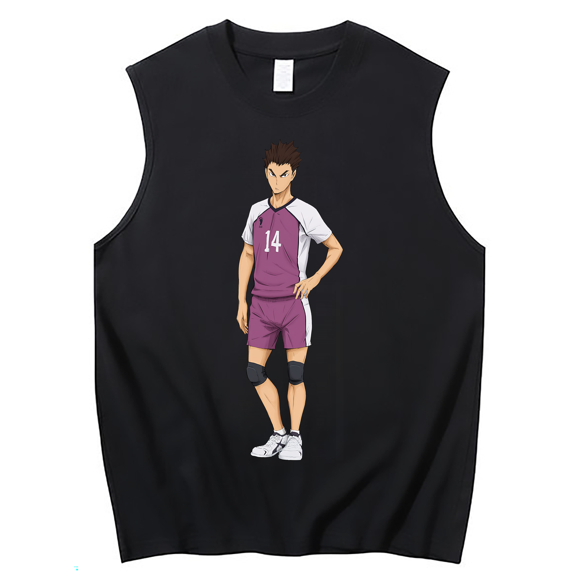 （画像用） ハイキュー!! Haikyu!! コットン100％タンクトップ（フロントプリント）