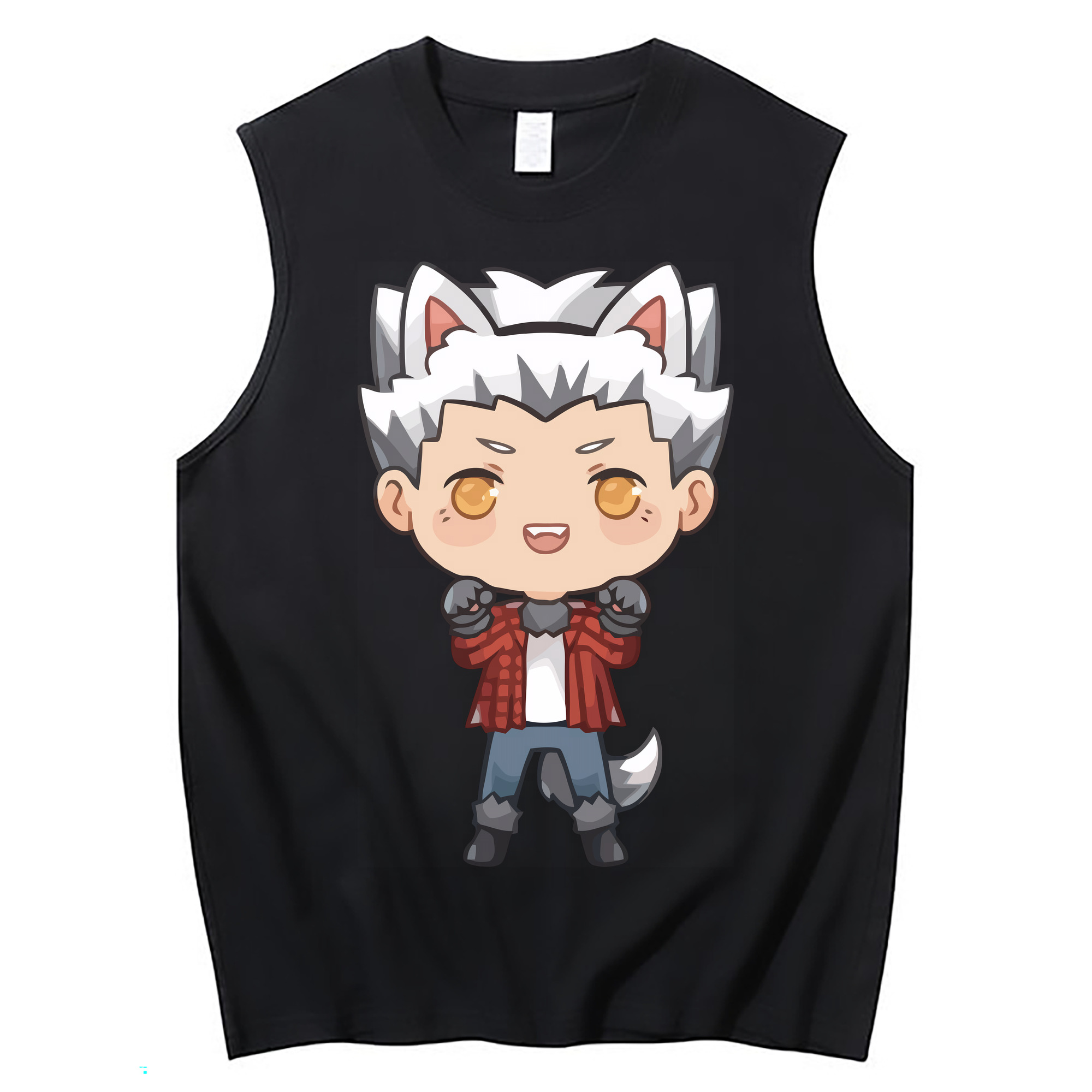 （画像用） ハイキュー!! Haikyu!! コットン100％タンクトップ（フロントプリント）
