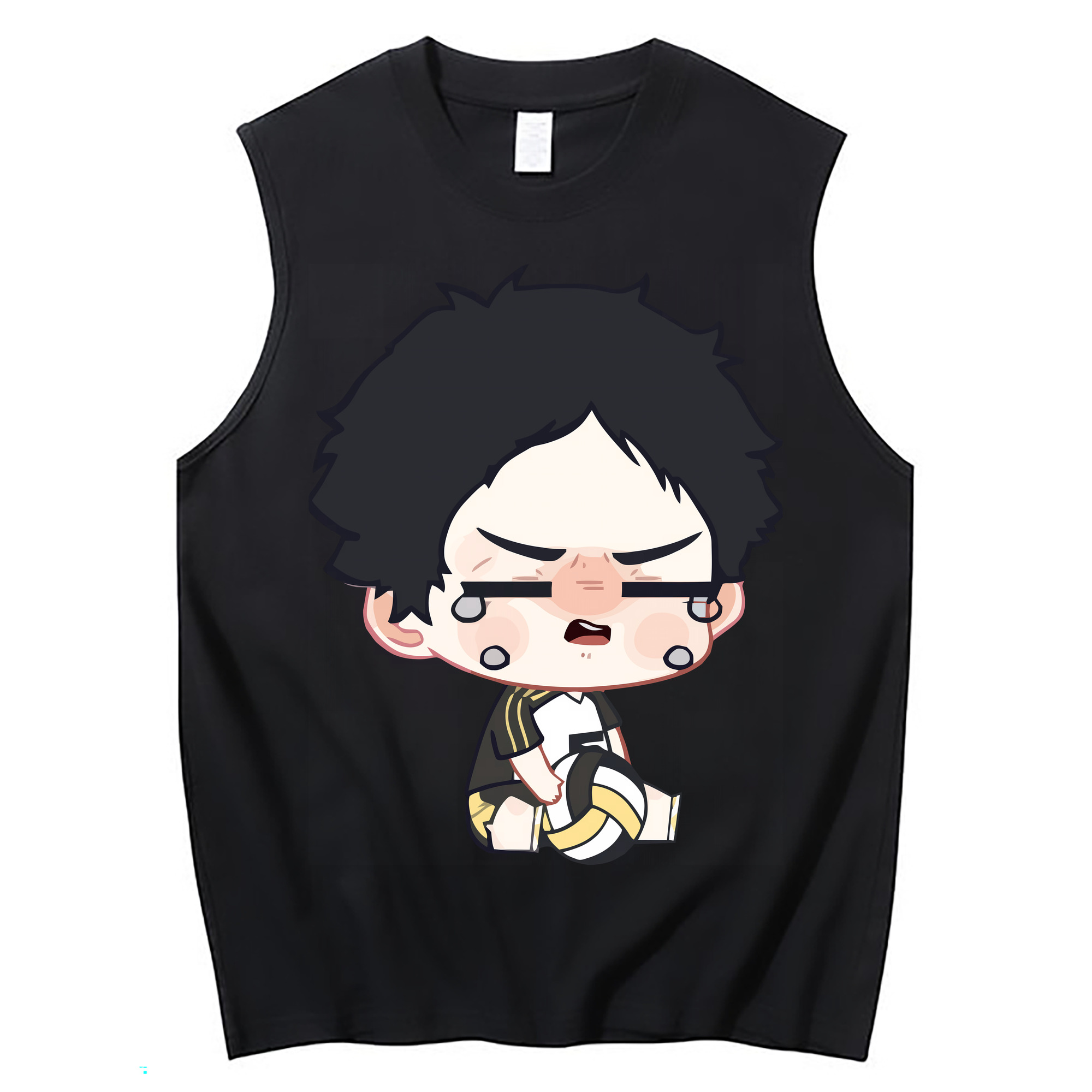 （画像用） ハイキュー!! Haikyu!! コットン100％タンクトップ（フロントプリント）