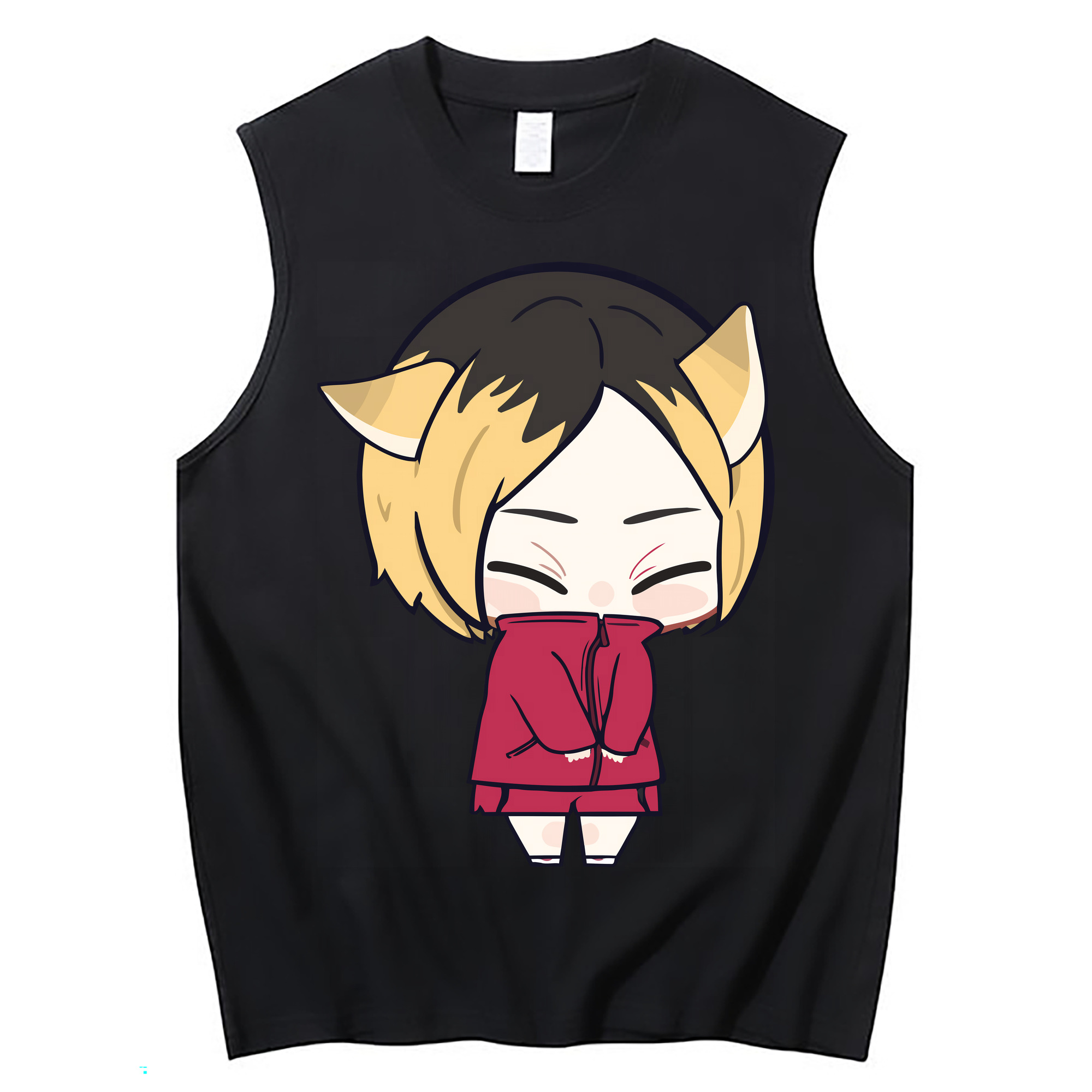 （画像用） ハイキュー!! Haikyu!! コットン100％タンクトップ（フロントプリント）