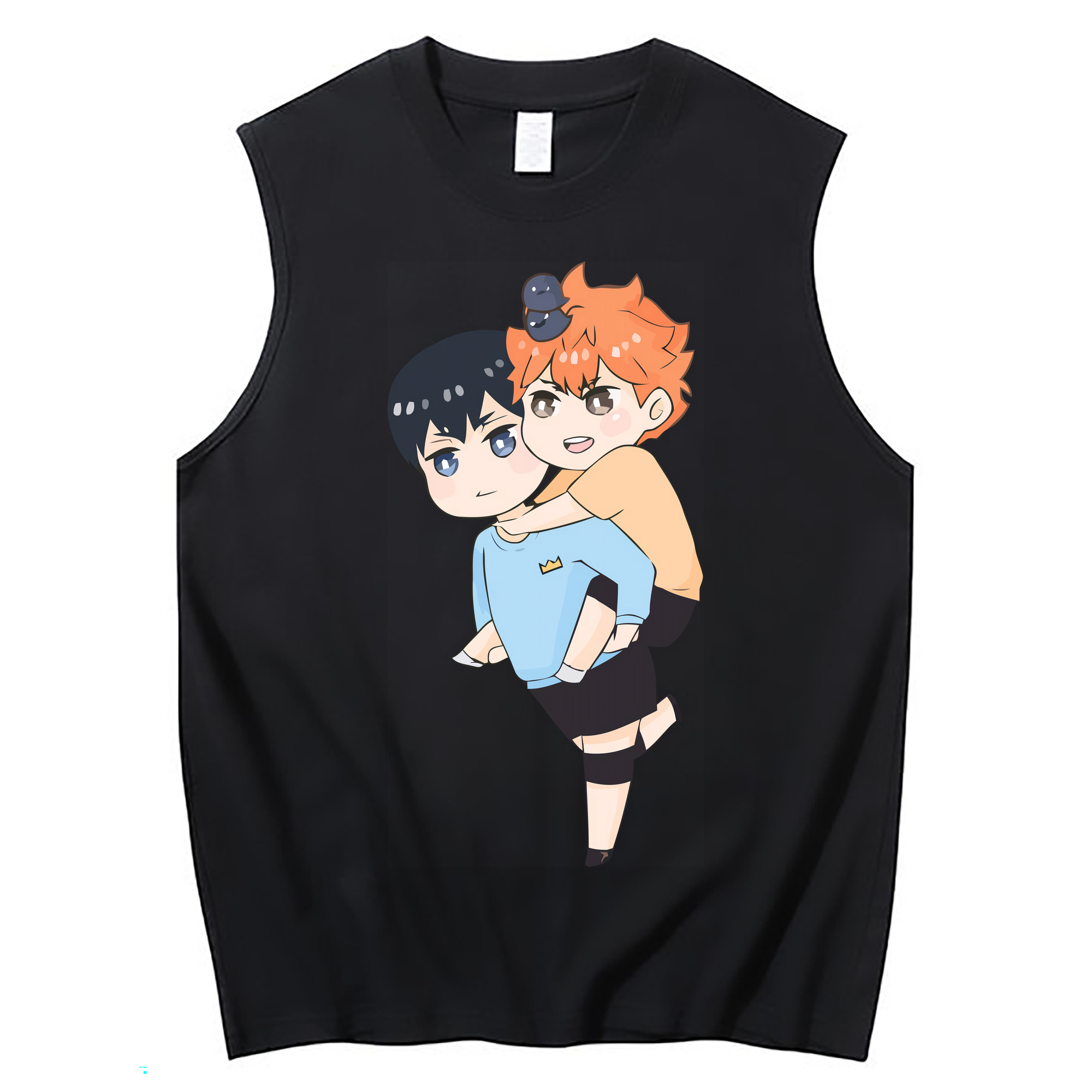 （画像用） ハイキュー!! Haikyu!! コットン100％タンクトップ（フロントプリント）