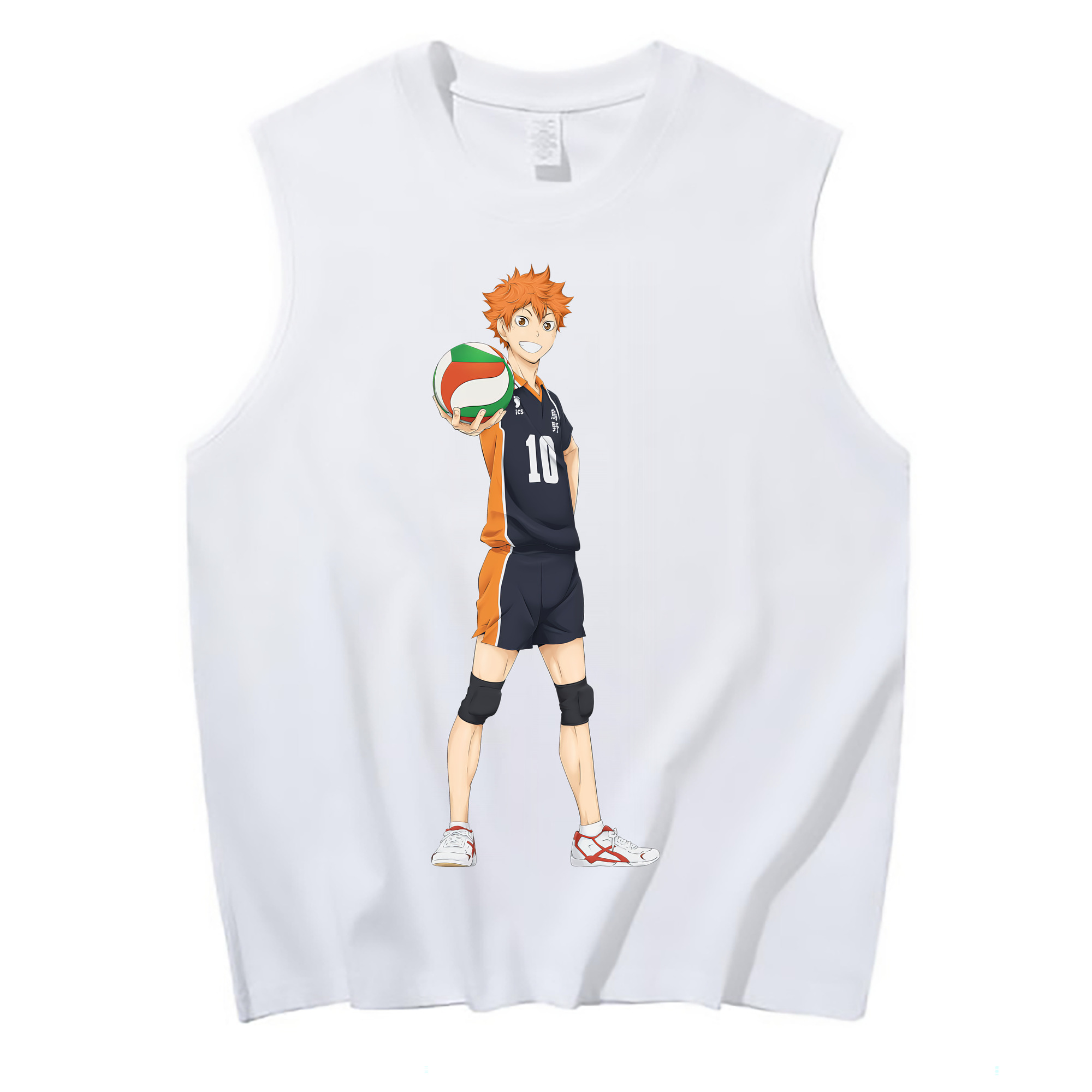 （画像用） ハイキュー!! Haikyu!! コットン100％タンクトップ（フロントプリント）