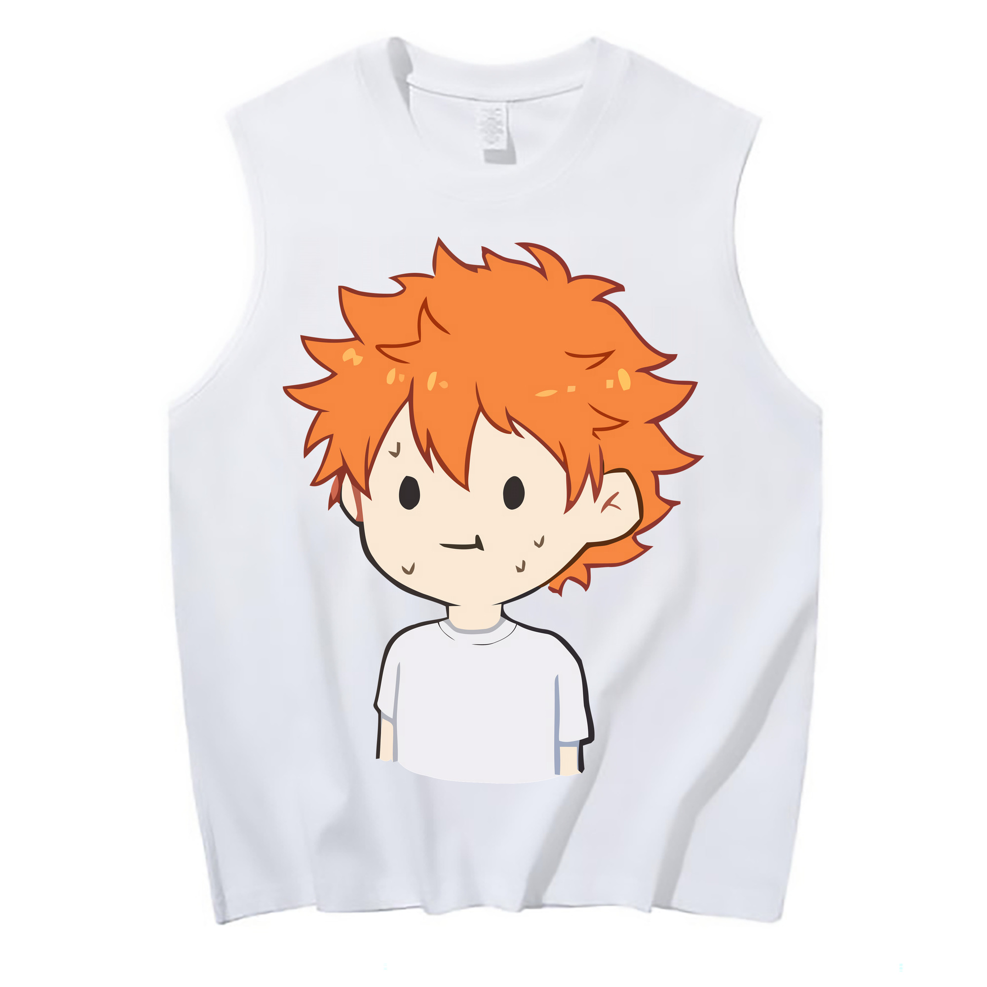 （画像用） ハイキュー!! Haikyu!! コットン100％タンクトップ（フロントプリント）
