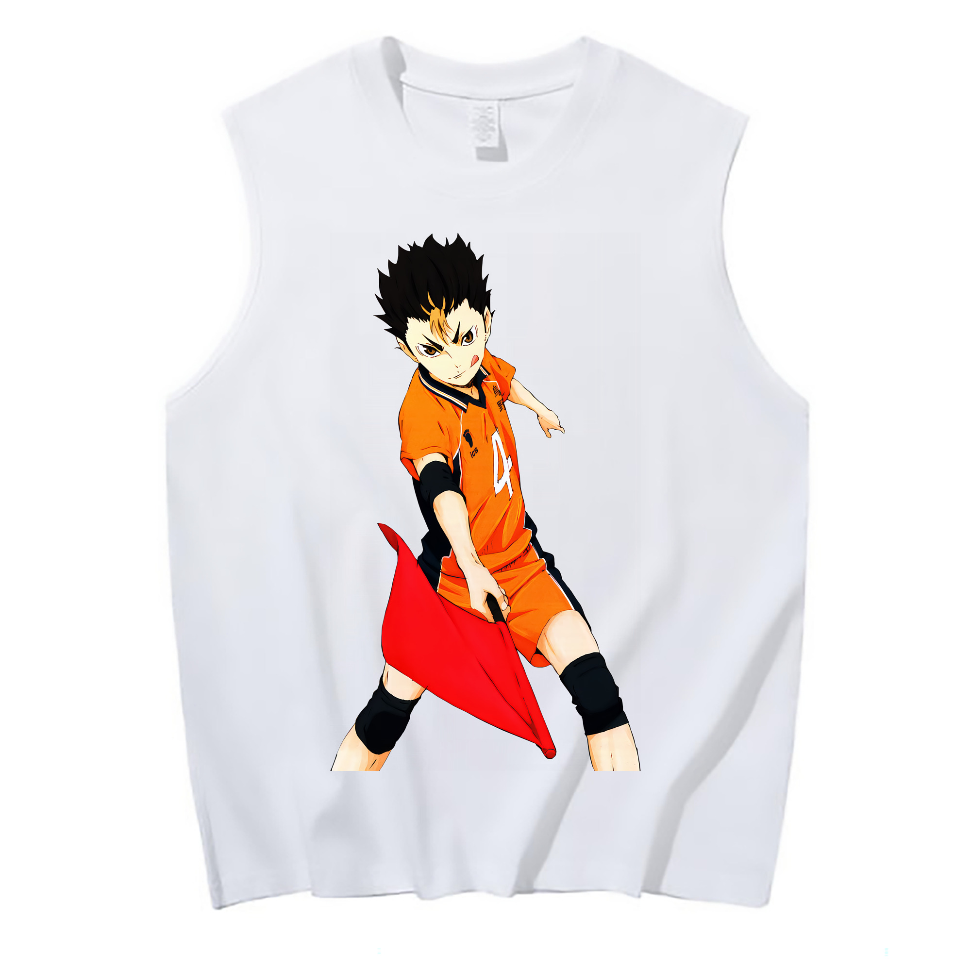 （画像用） ハイキュー!! Haikyu!! コットン100％タンクトップ（フロントプリント）