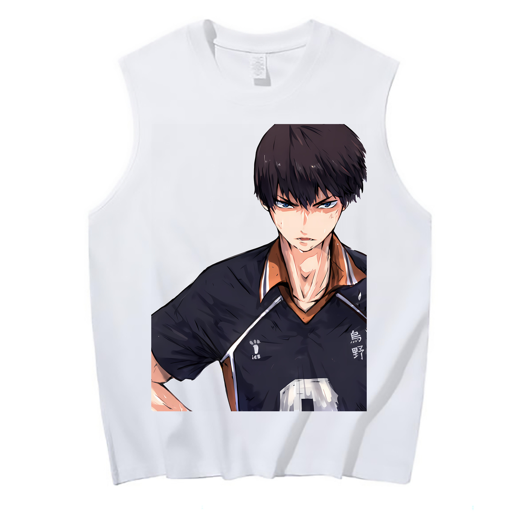 （画像用） ハイキュー!! Haikyu!! コットン100％タンクトップ（フロントプリント）