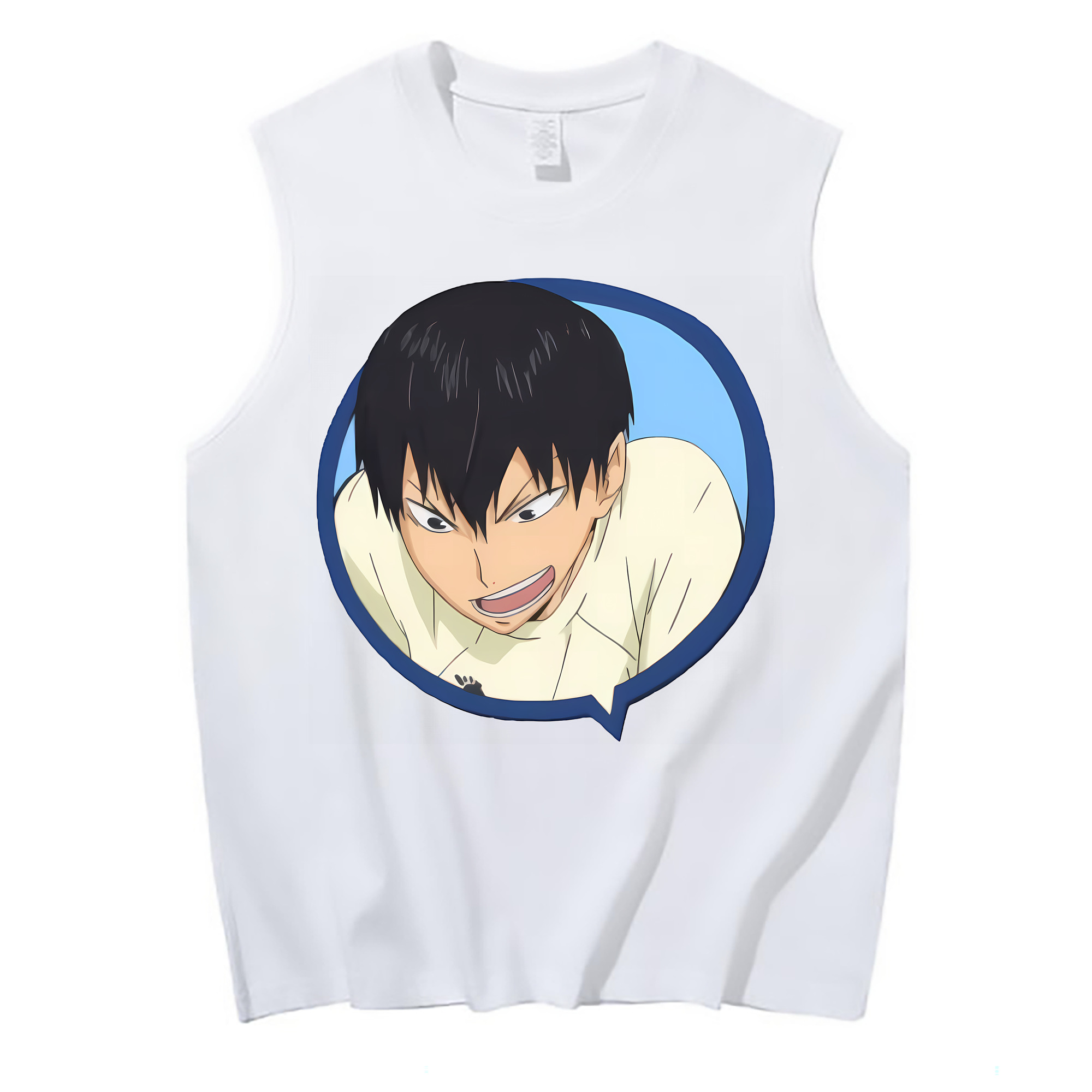 （画像用） ハイキュー!! Haikyu!! コットン100％タンクトップ（フロントプリント）