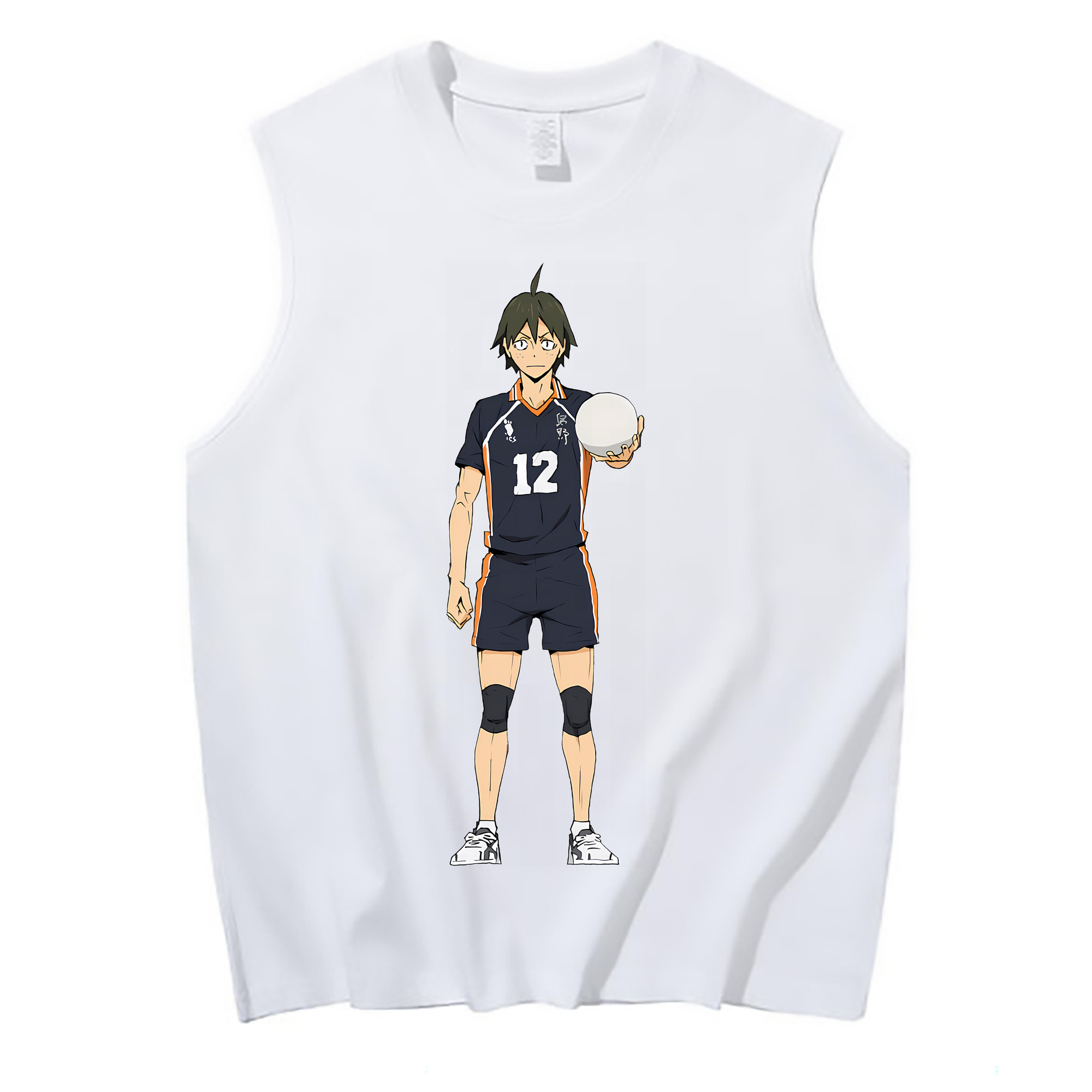 （画像用） ハイキュー!! Haikyu!! コットン100％タンクトップ（フロントプリント）