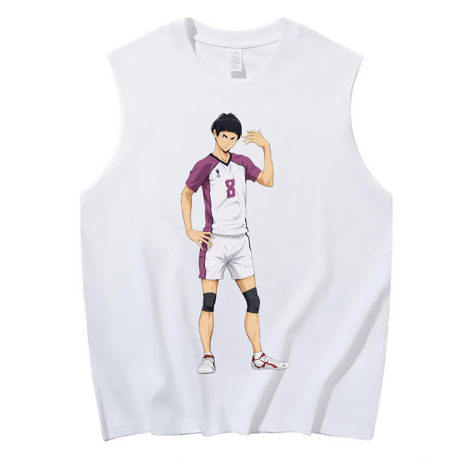 （画像用） ハイキュー!! Haikyu!! コットン100％タンクトップ（フロントプリント）