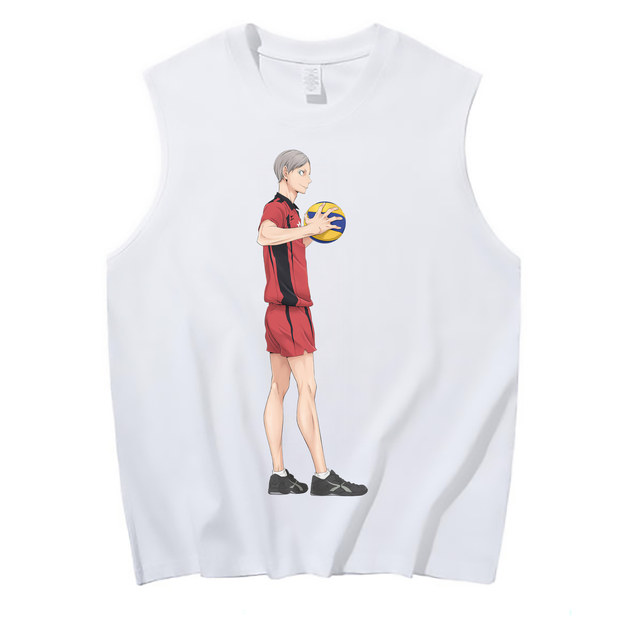 （画像用） ハイキュー!! Haikyu!! コットン100％タンクトップ（フロントプリント）