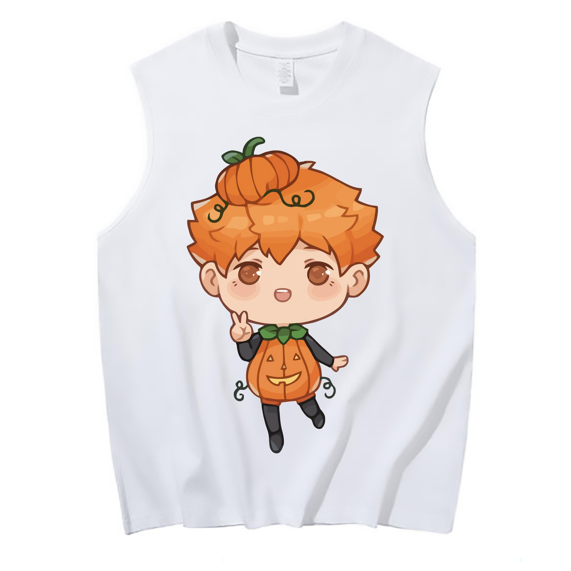 （画像用） ハイキュー!! Haikyu!! コットン100％タンクトップ（フロントプリント）