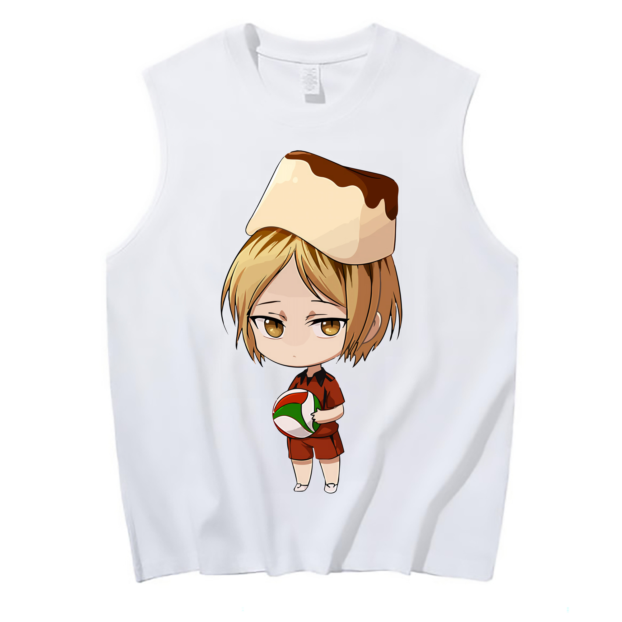 （画像用） ハイキュー!! Haikyu!! コットン100％タンクトップ（フロントプリント）