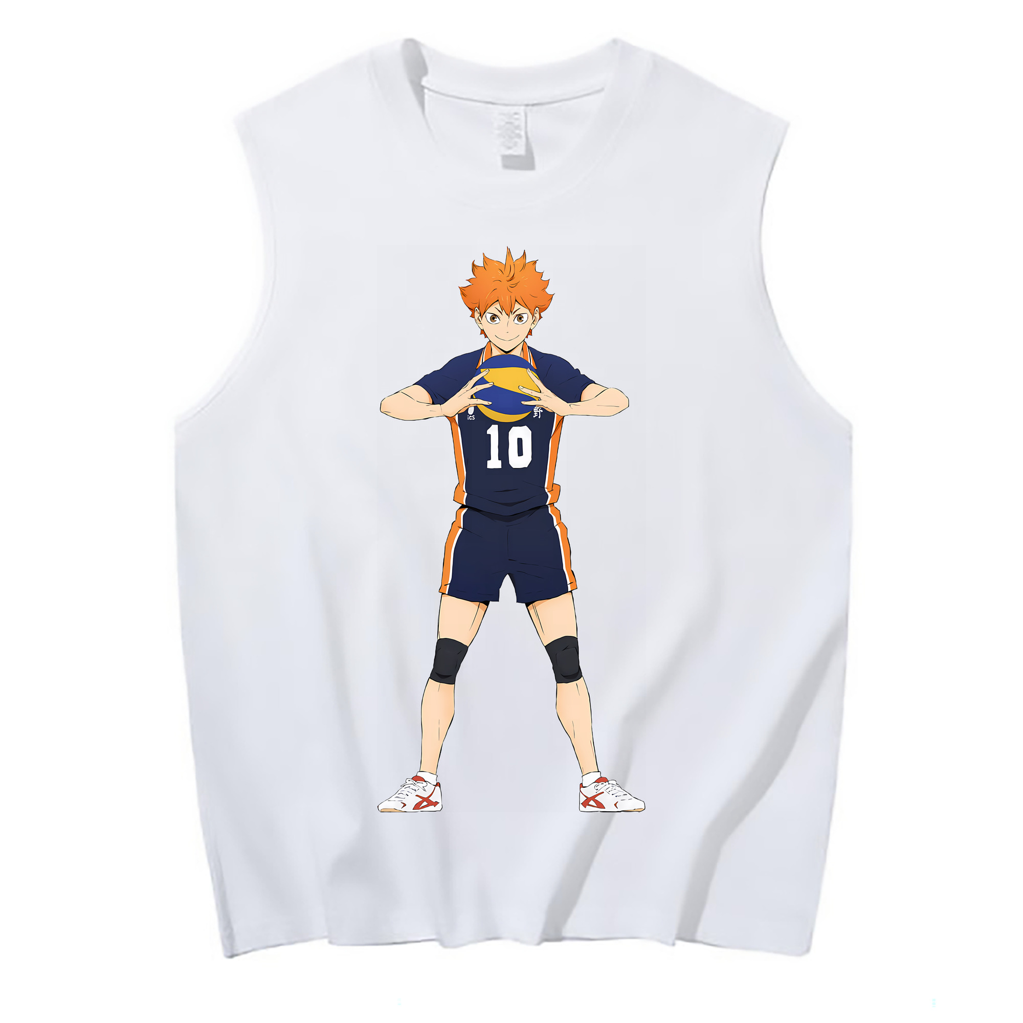 （画像用） ハイキュー!! Haikyu!! コットン100％タンクトップ（フロントプリント）