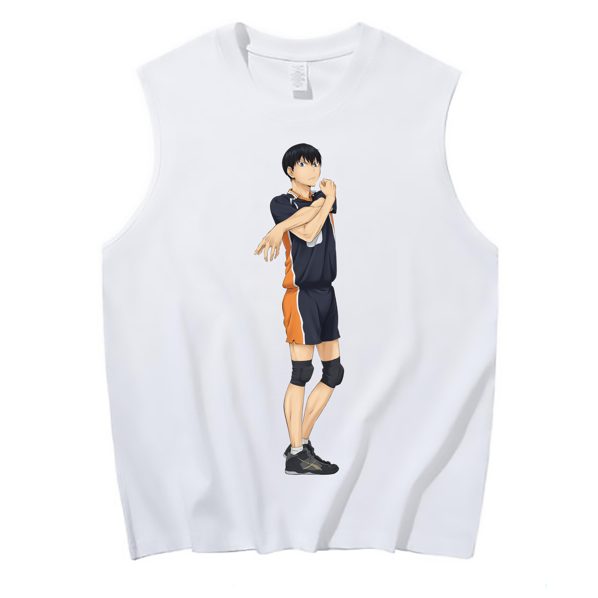 （画像用） ハイキュー!! Haikyu!! コットン100％タンクトップ（フロントプリント）