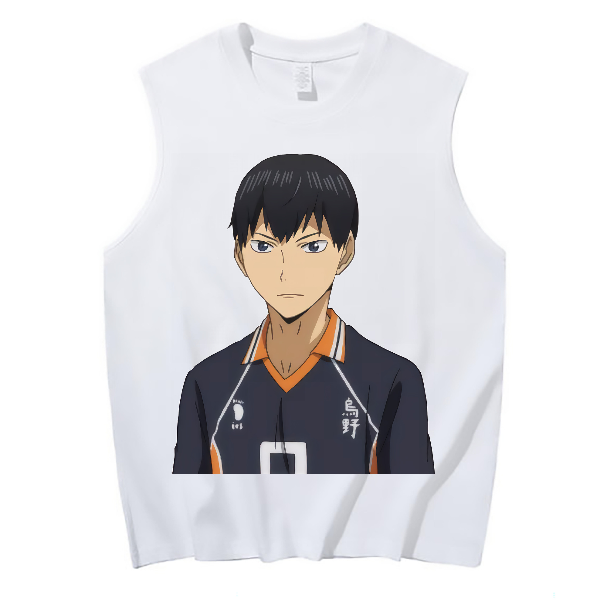 （画像用） ハイキュー!! Haikyu!! コットン100％タンクトップ（フロントプリント）