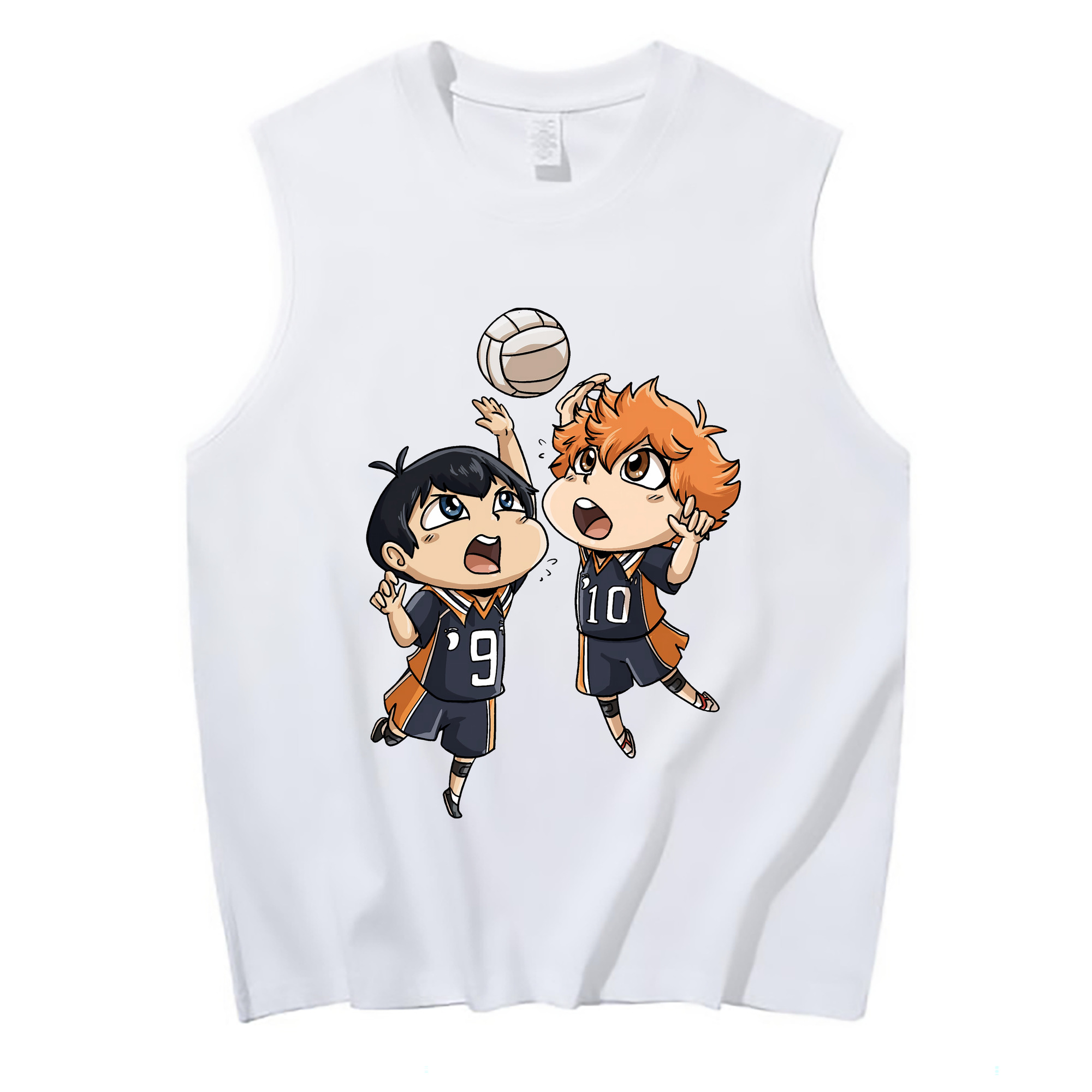 （画像用） ハイキュー!! Haikyu!! コットン100％タンクトップ（フロントプリント）