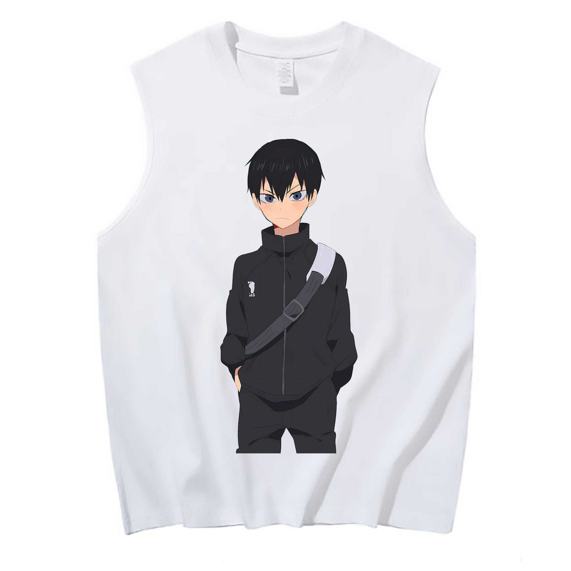 （画像用） ハイキュー!! Haikyu!! コットン100％タンクトップ（フロントプリント）