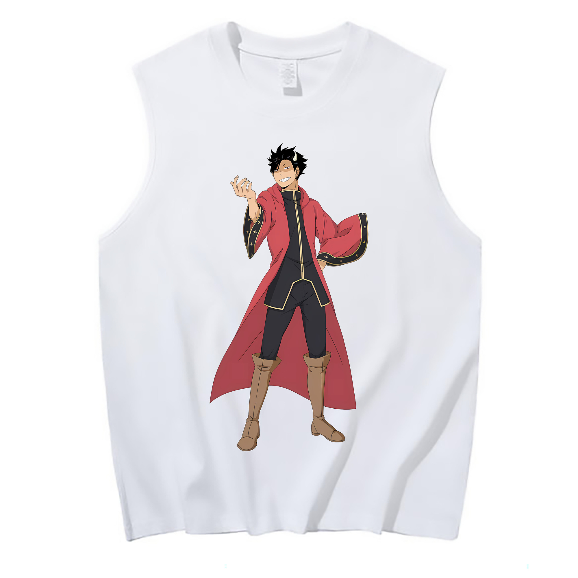（画像用） ハイキュー!! Haikyu!! コットン100％タンクトップ（フロントプリント）