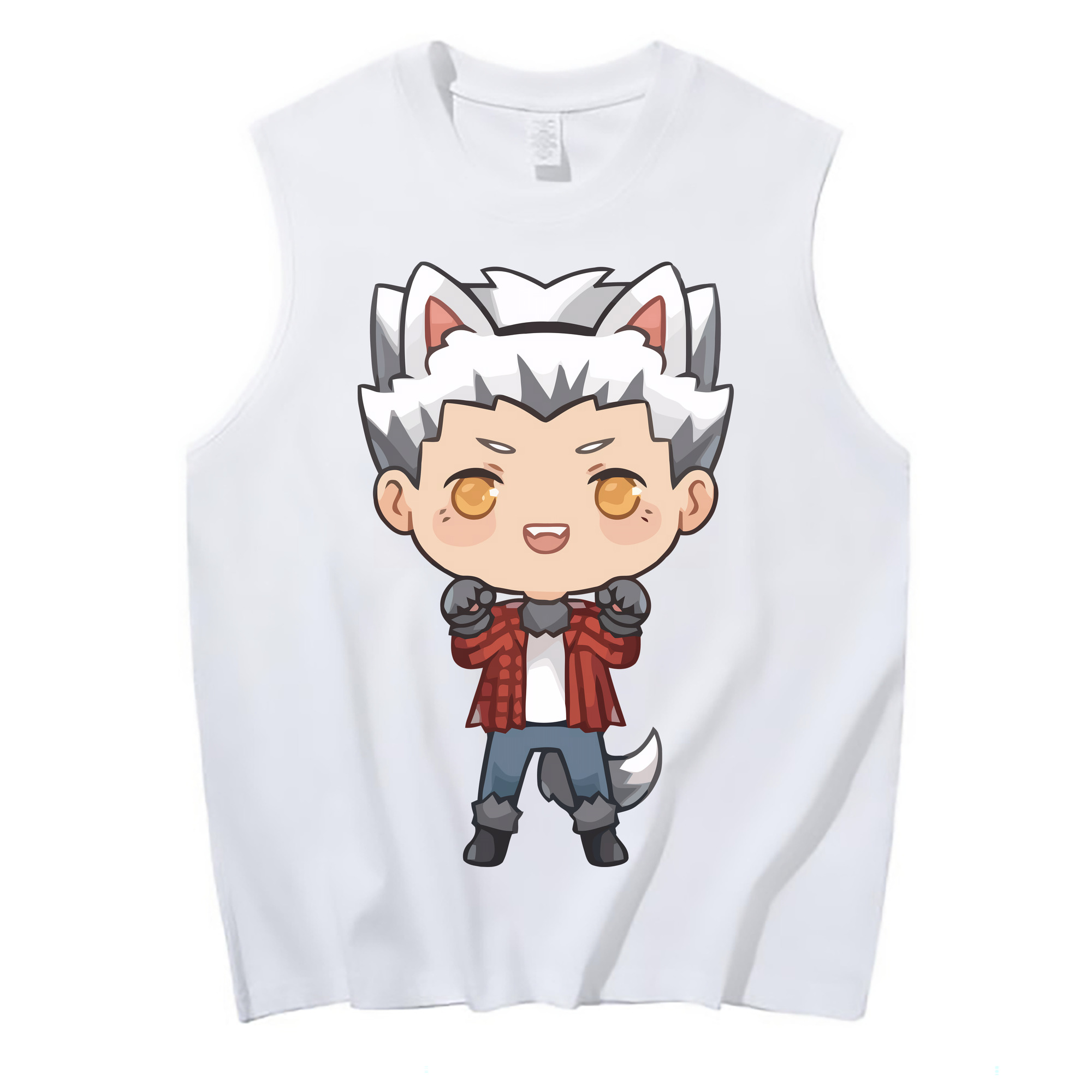 （画像用） ハイキュー!! Haikyu!! コットン100％タンクトップ（フロントプリント）