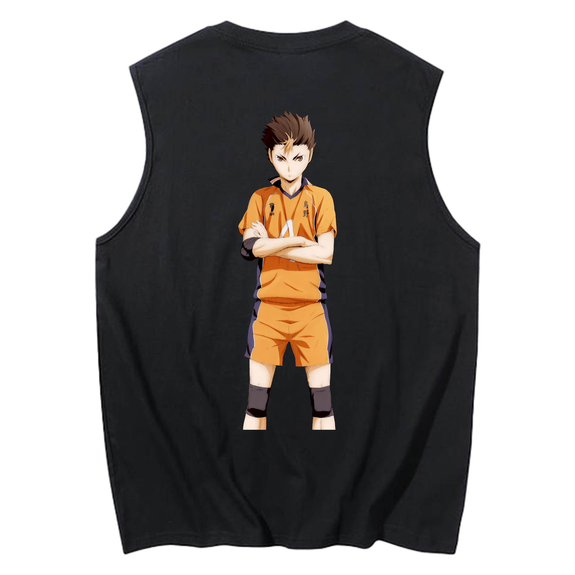 （画像用） ハイキュー!! Haikyu!! コットン100％タンクトップ（背面プリント）