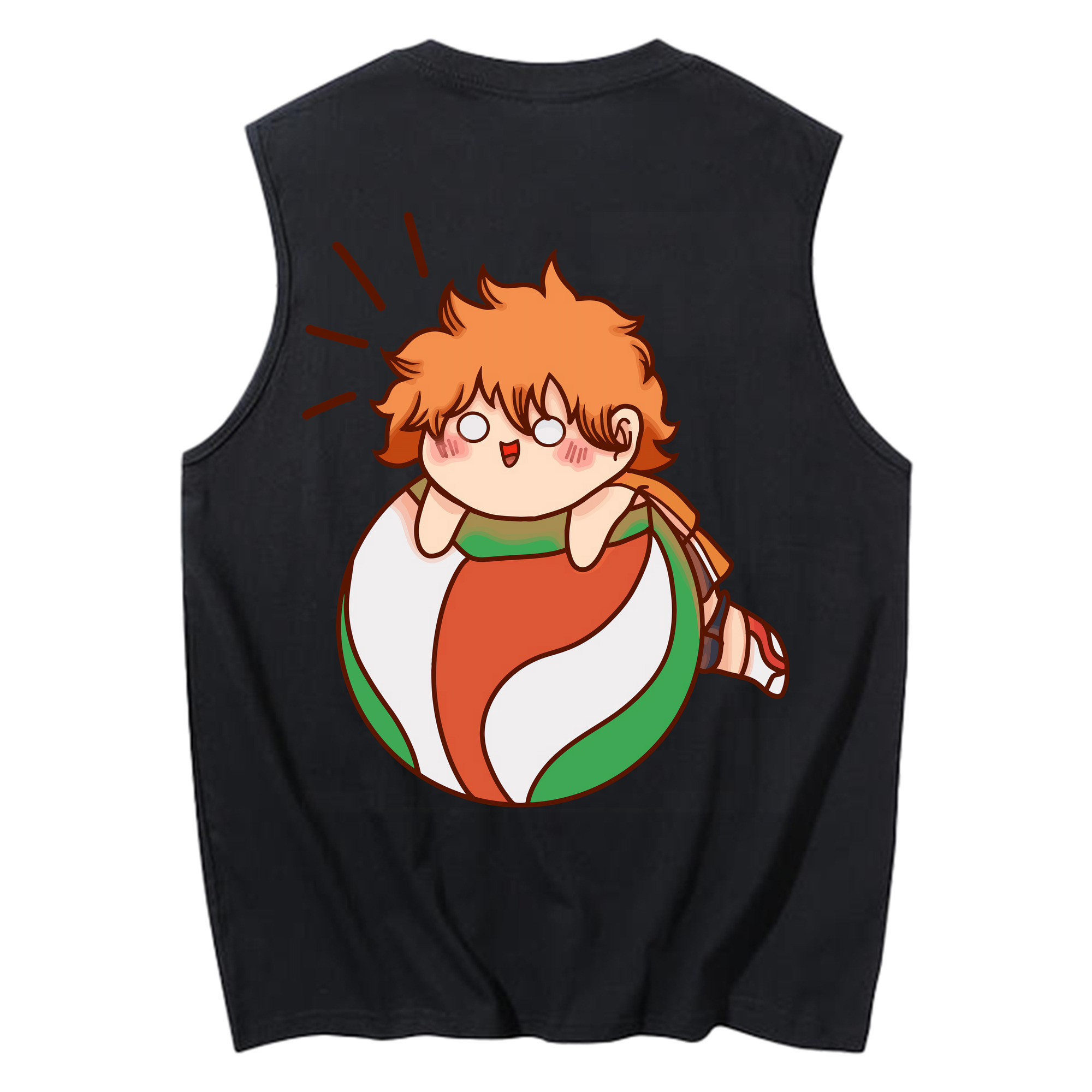 （画像用） ハイキュー!! Haikyu!! コットン100％タンクトップ（背面プリント）