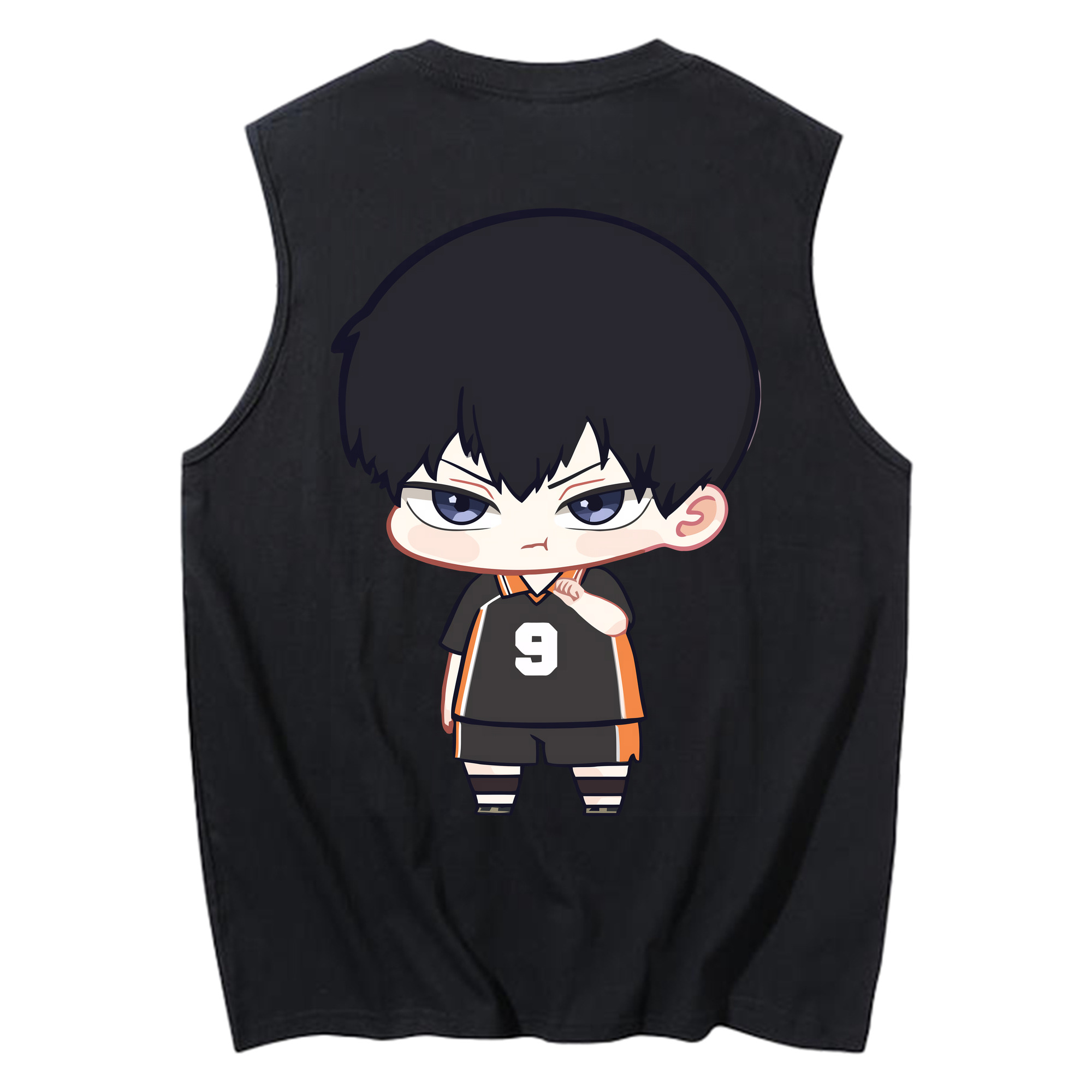 （画像用） ハイキュー!! Haikyu!! コットン100％タンクトップ（背面プリント）