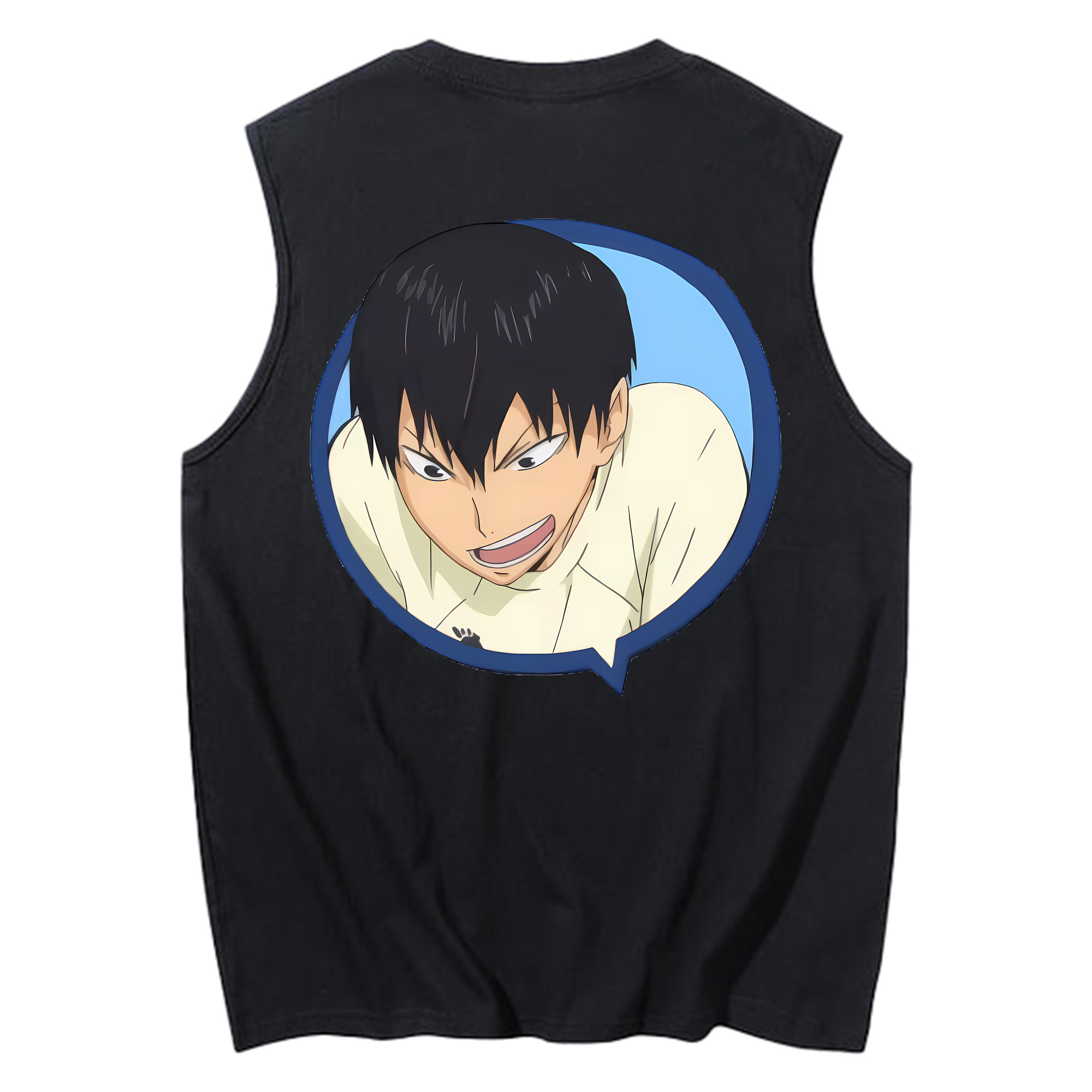 （画像用） ハイキュー!! Haikyu!! コットン100％タンクトップ（背面プリント）