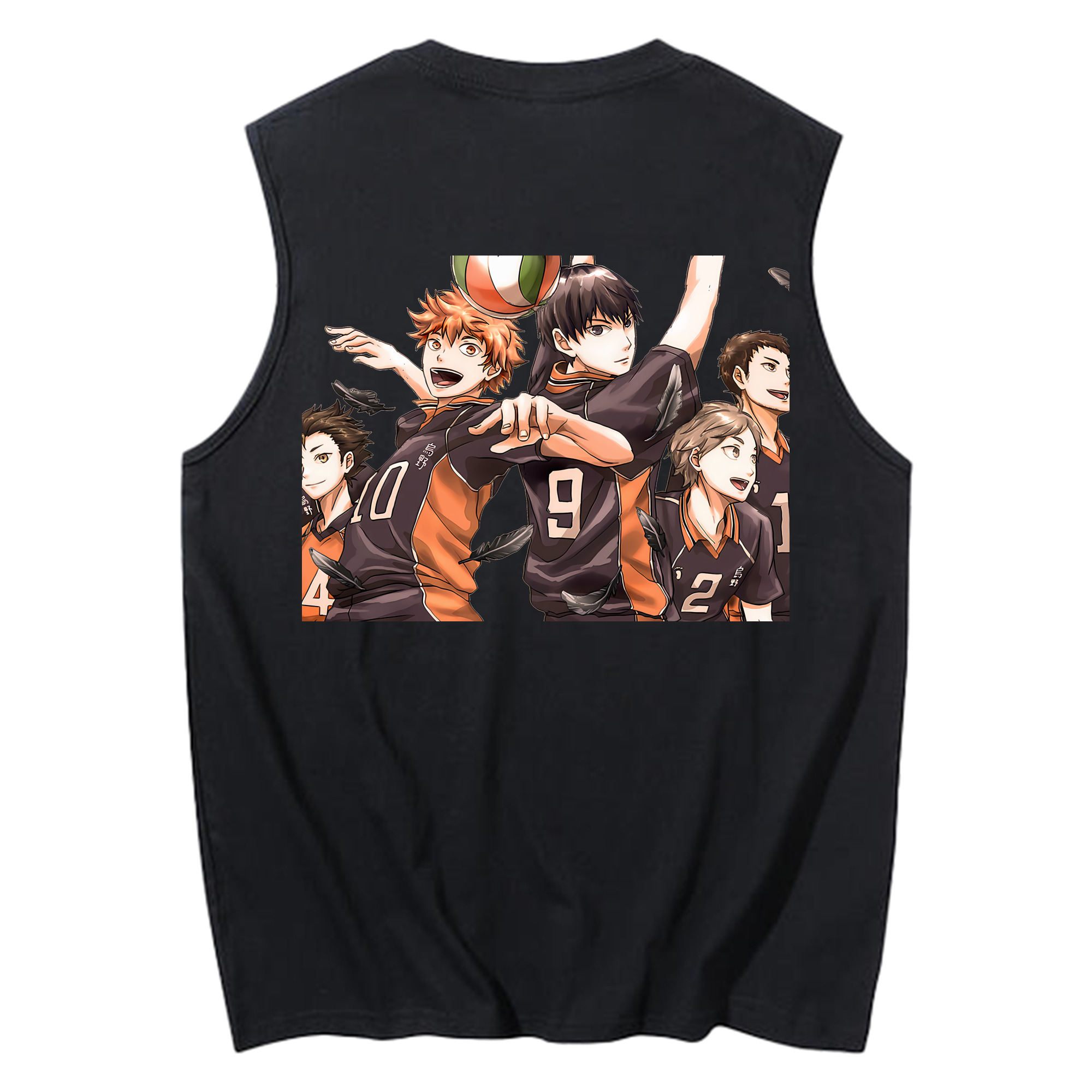 （画像用） ハイキュー!! Haikyu!! コットン100％タンクトップ（背面プリント）