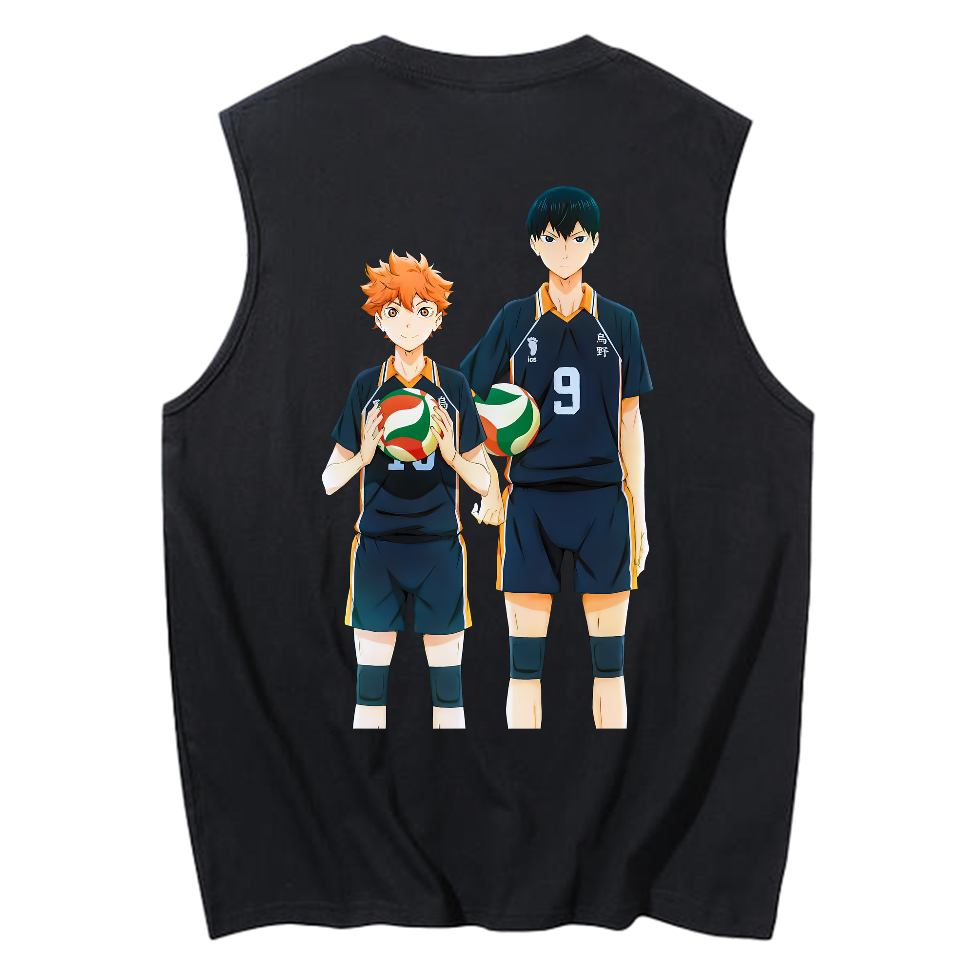 （画像用） ハイキュー!! Haikyu!! コットン100％タンクトップ（背面プリント）