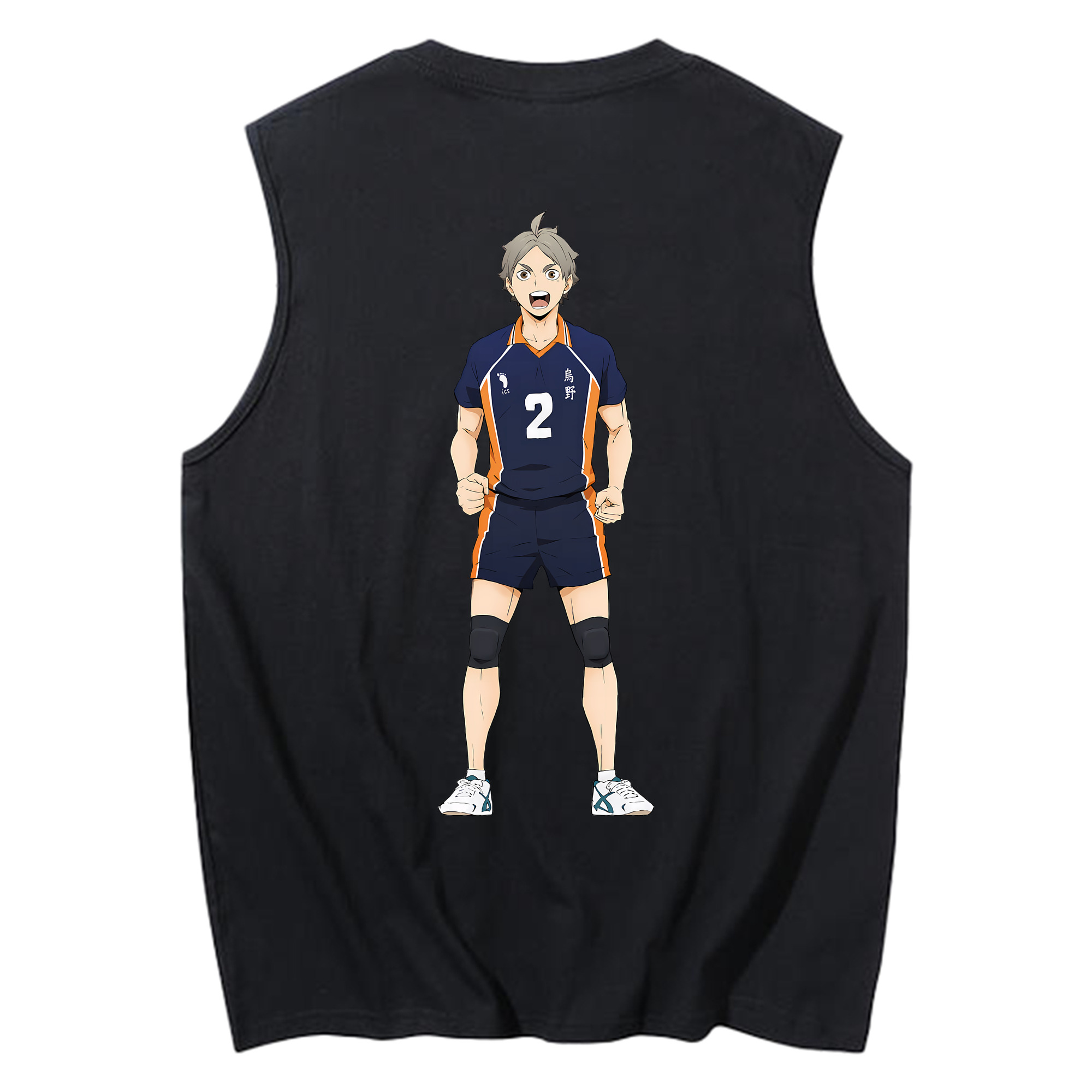 （画像用） ハイキュー!! Haikyu!! コットン100％タンクトップ（背面プリント）