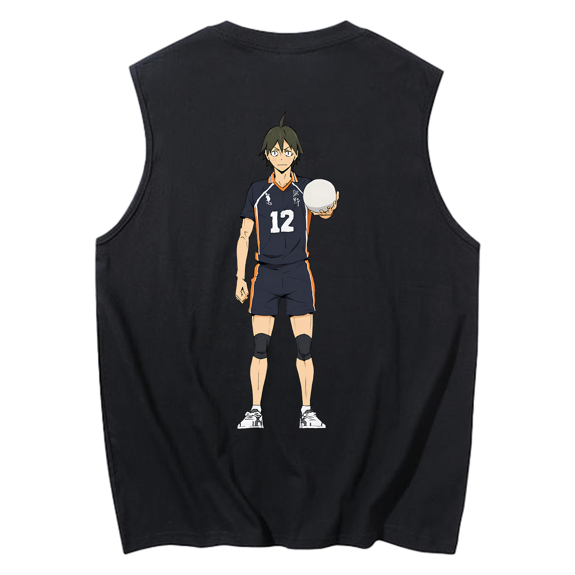 （画像用） ハイキュー!! Haikyu!! コットン100％タンクトップ（背面プリント）