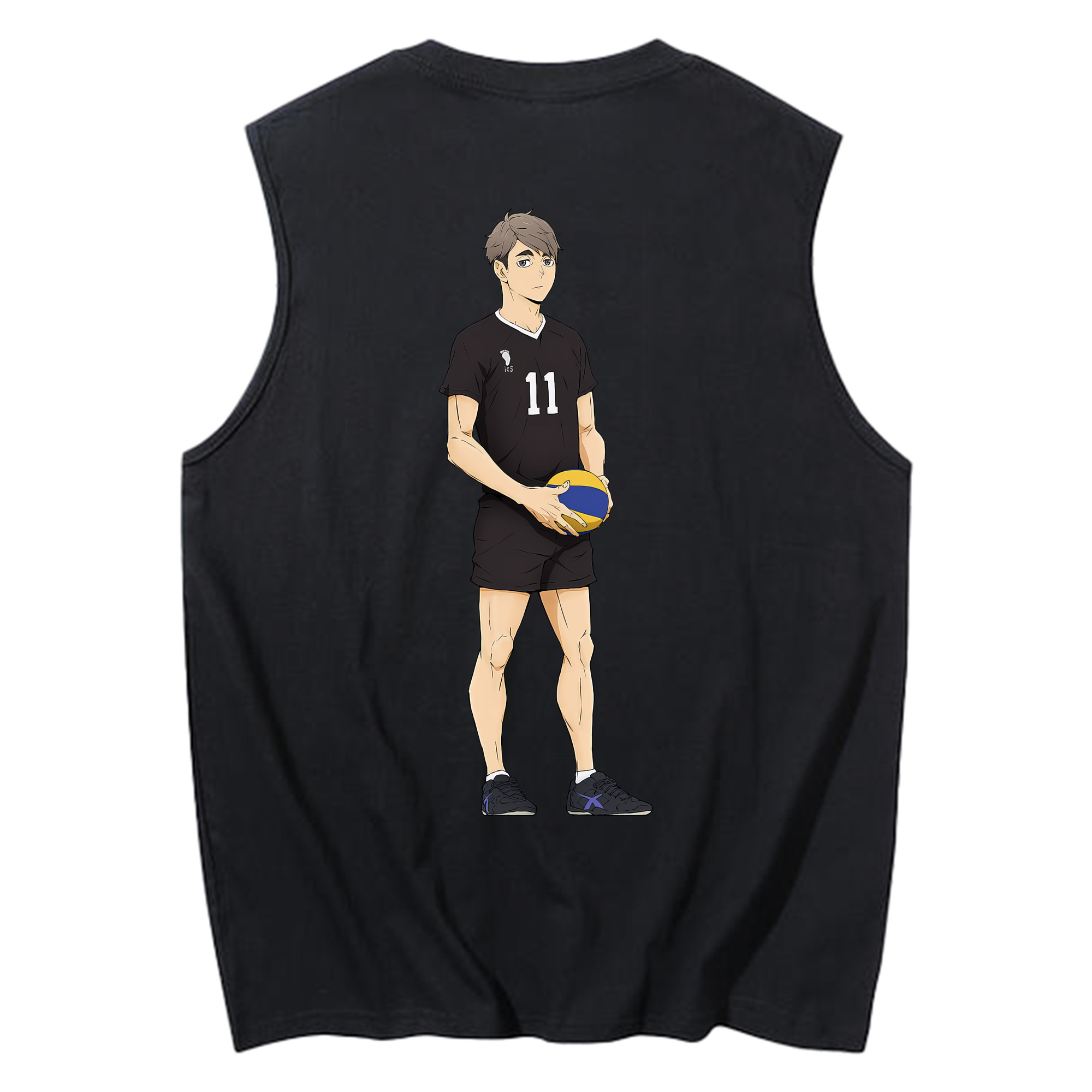 （画像用） ハイキュー!! Haikyu!! コットン100％タンクトップ（背面プリント）