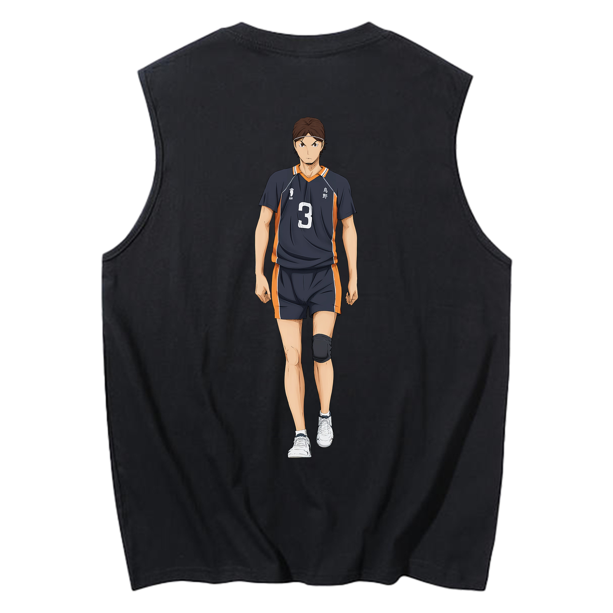 （画像用） ハイキュー!! Haikyu!! コットン100％タンクトップ（背面プリント）
