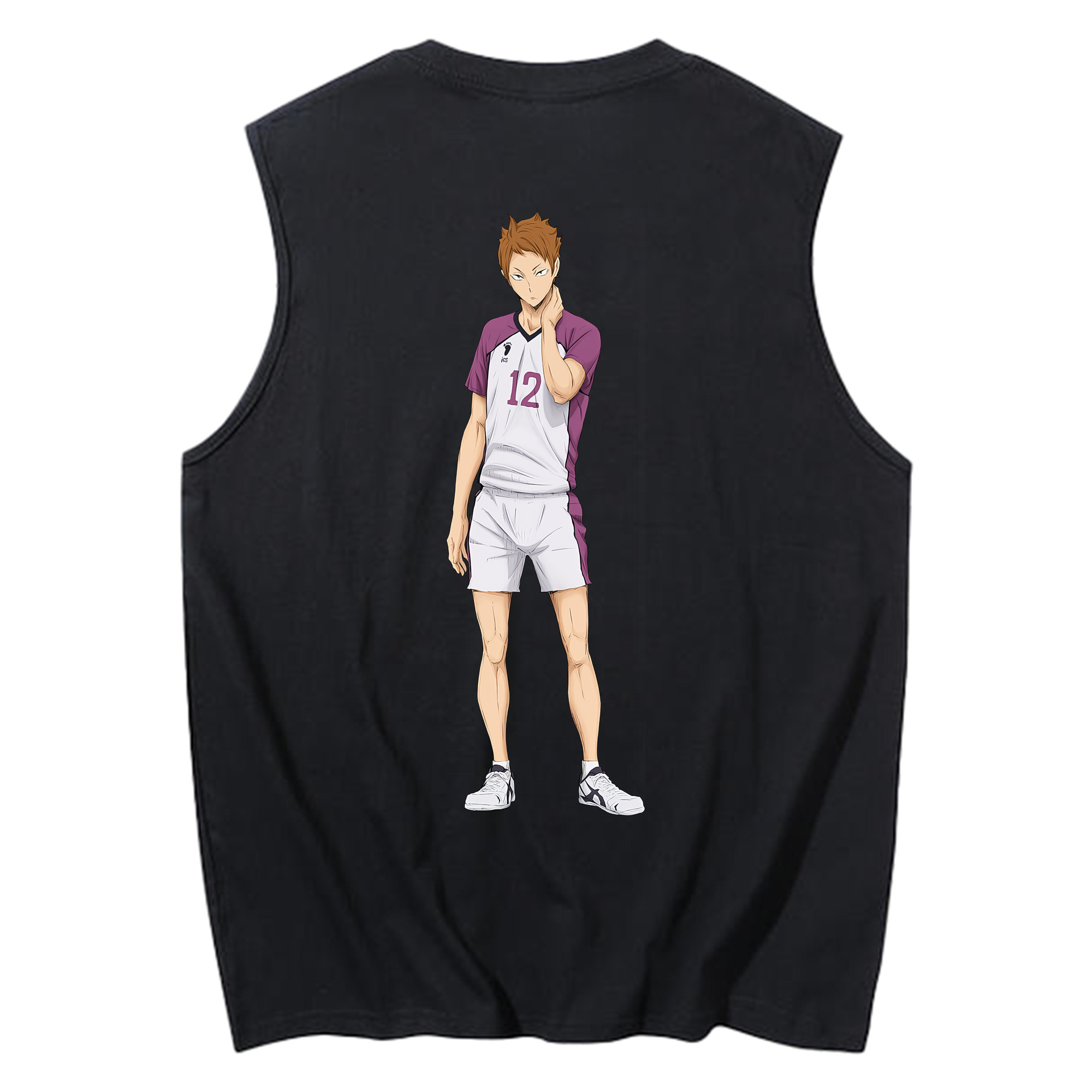 （画像用） ハイキュー!! Haikyu!! コットン100％タンクトップ（背面プリント）