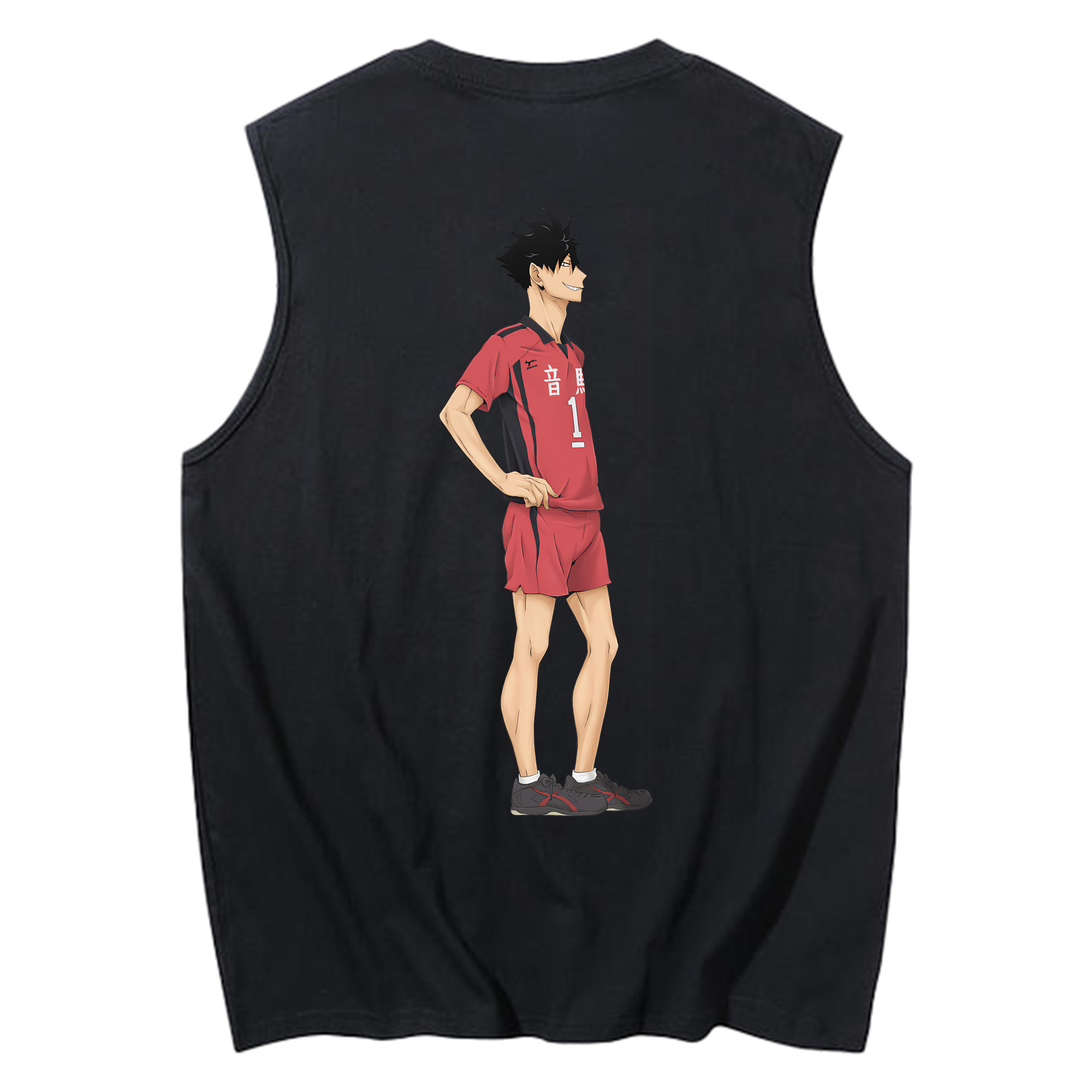 （画像用） ハイキュー!! Haikyu!! コットン100％タンクトップ（背面プリント）