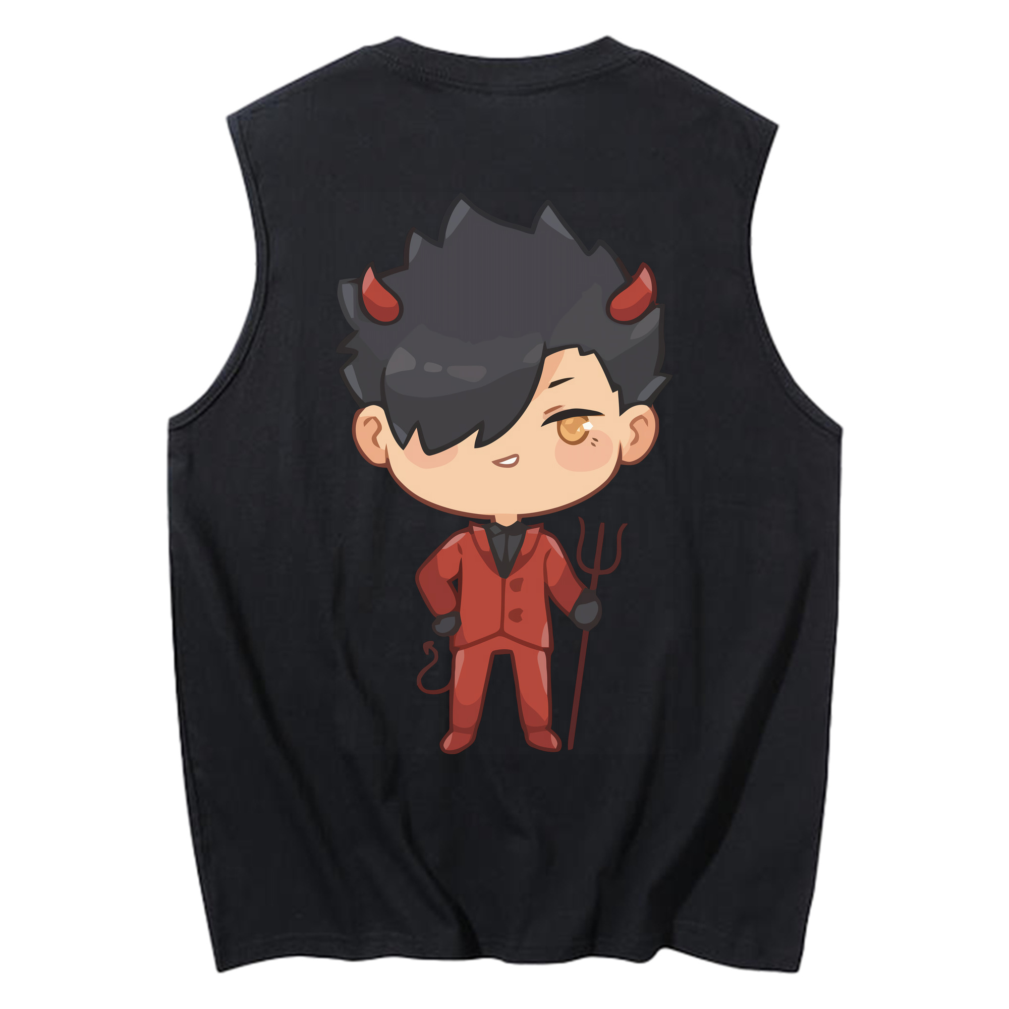 （画像用） ハイキュー!! Haikyu!! コットン100％タンクトップ（背面プリント）