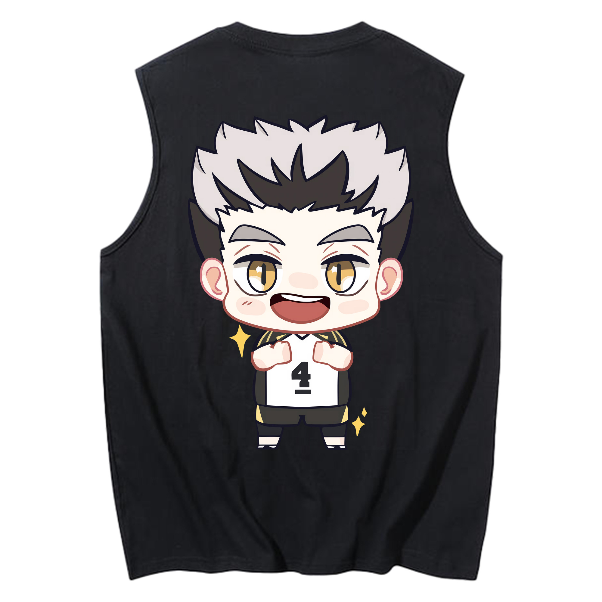 （画像用） ハイキュー!! Haikyu!! コットン100％タンクトップ（背面プリント）