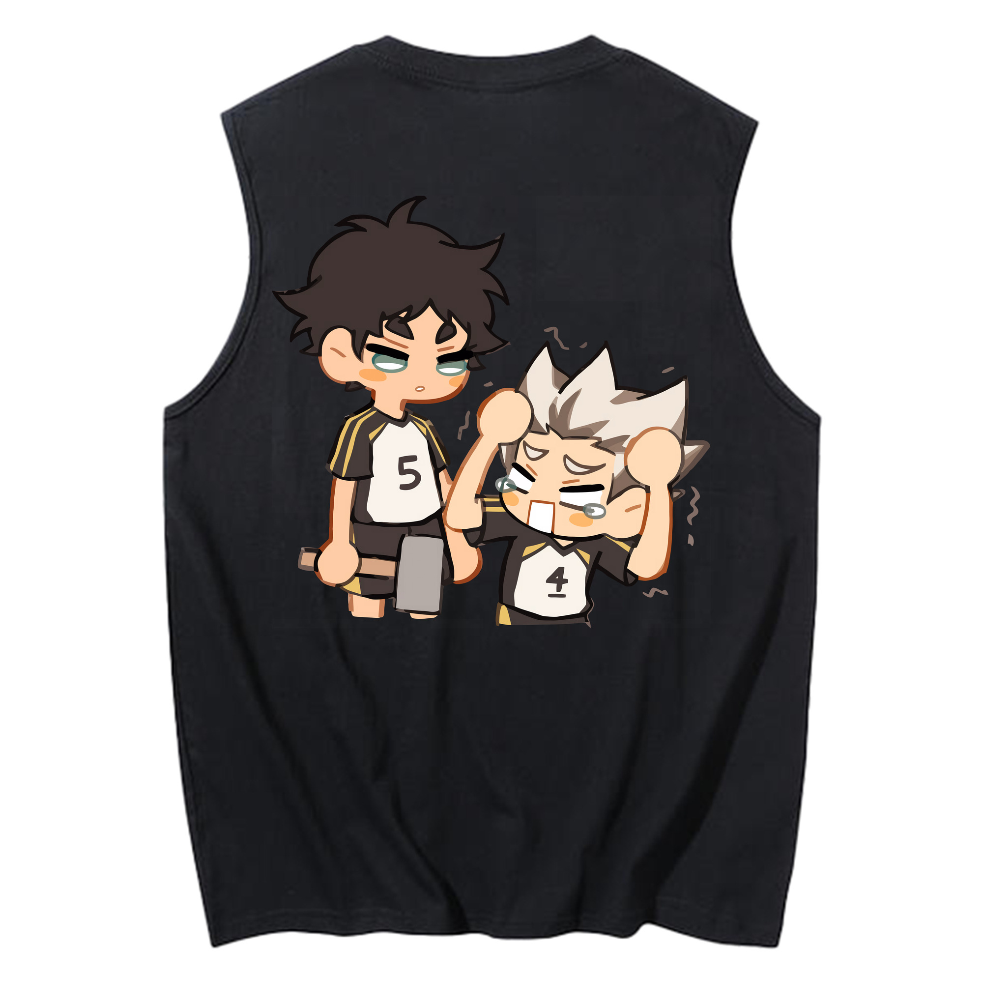 （画像用） ハイキュー!! Haikyu!! コットン100％タンクトップ（背面プリント）