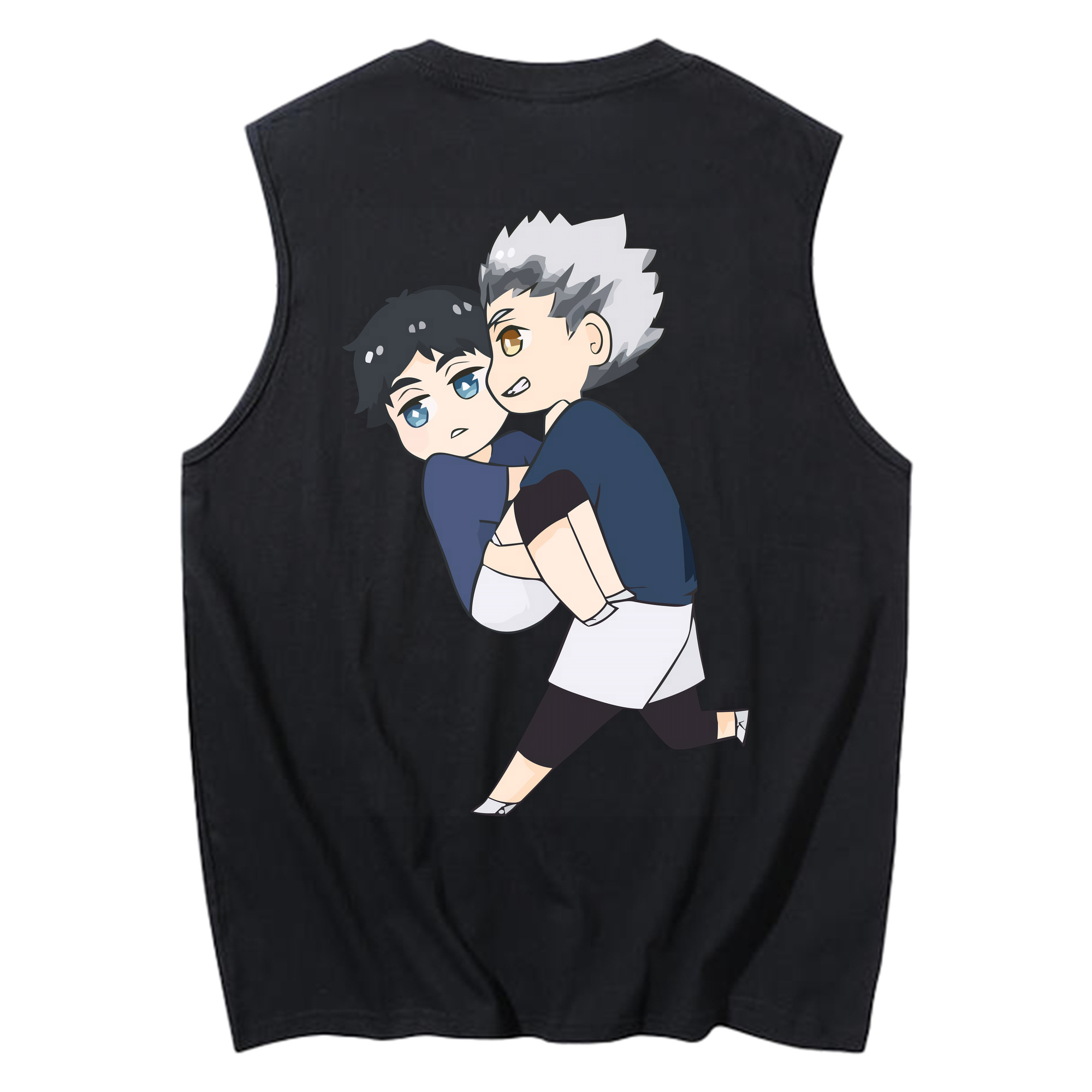 （画像用） ハイキュー!! Haikyu!! コットン100％タンクトップ（背面プリント）
