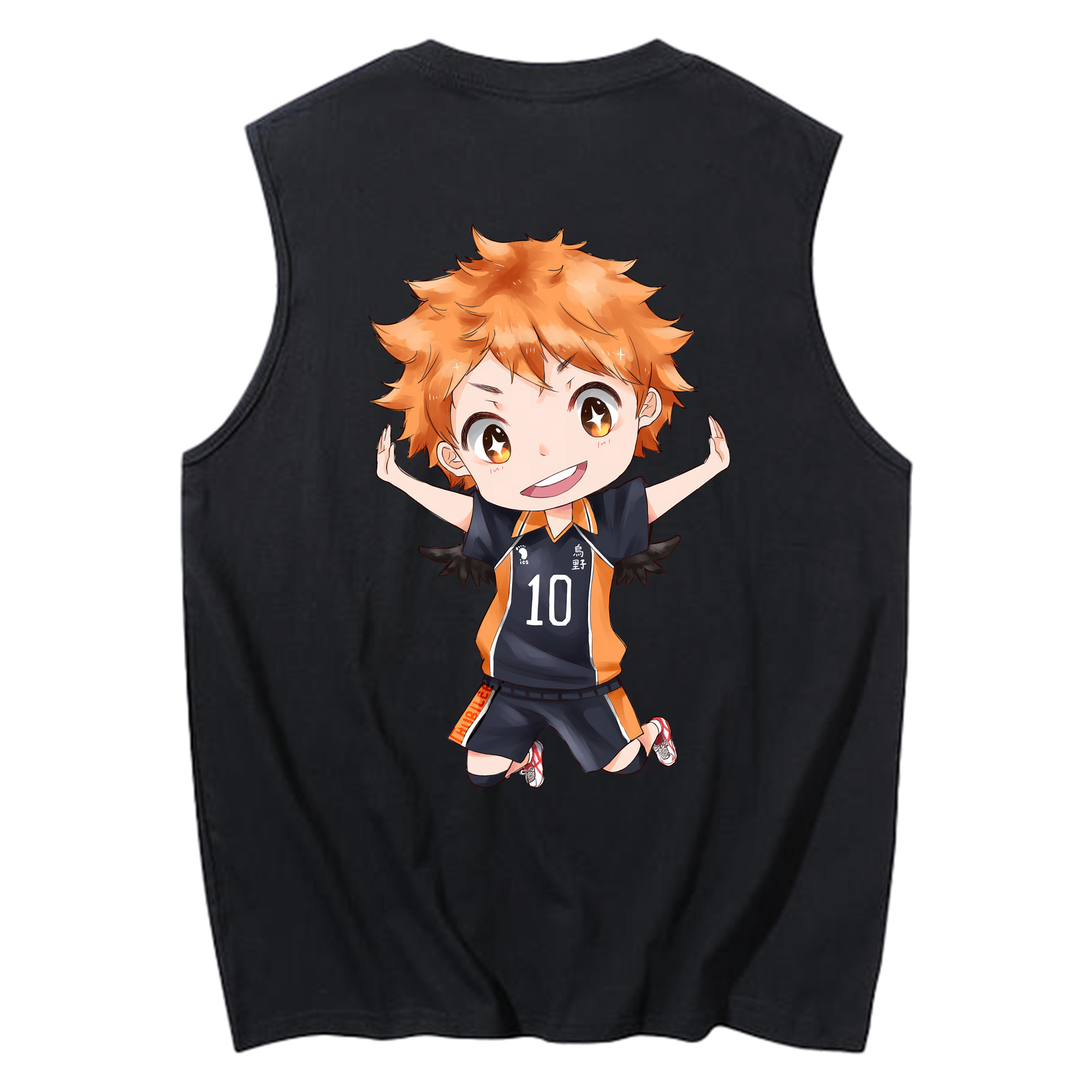 （画像用） ハイキュー!! Haikyu!! コットン100％タンクトップ（背面プリント）