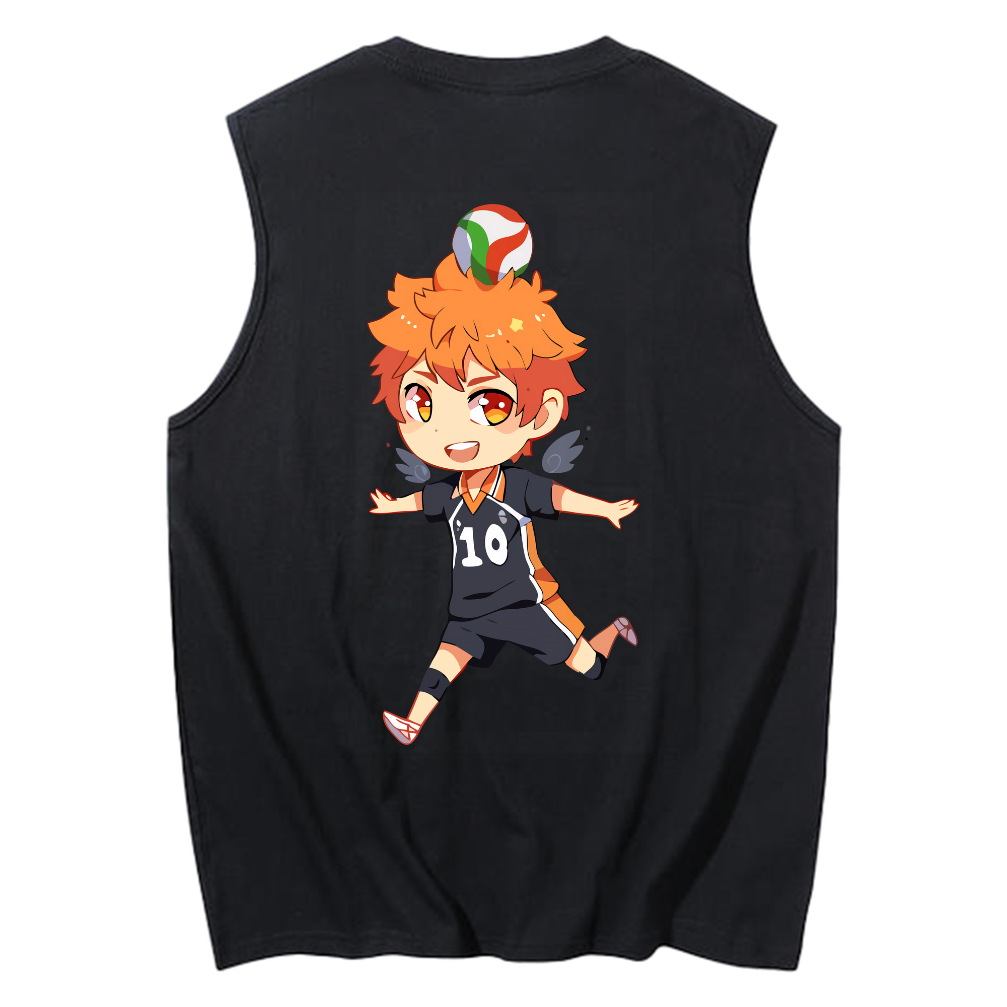 （画像用） ハイキュー!! Haikyu!! コットン100％タンクトップ（背面プリント）